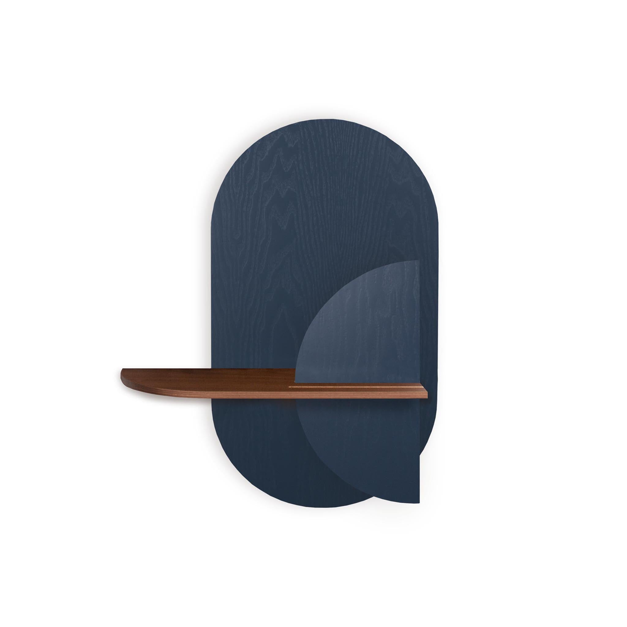 Alba Wall Shelf DUO · Blue oval
