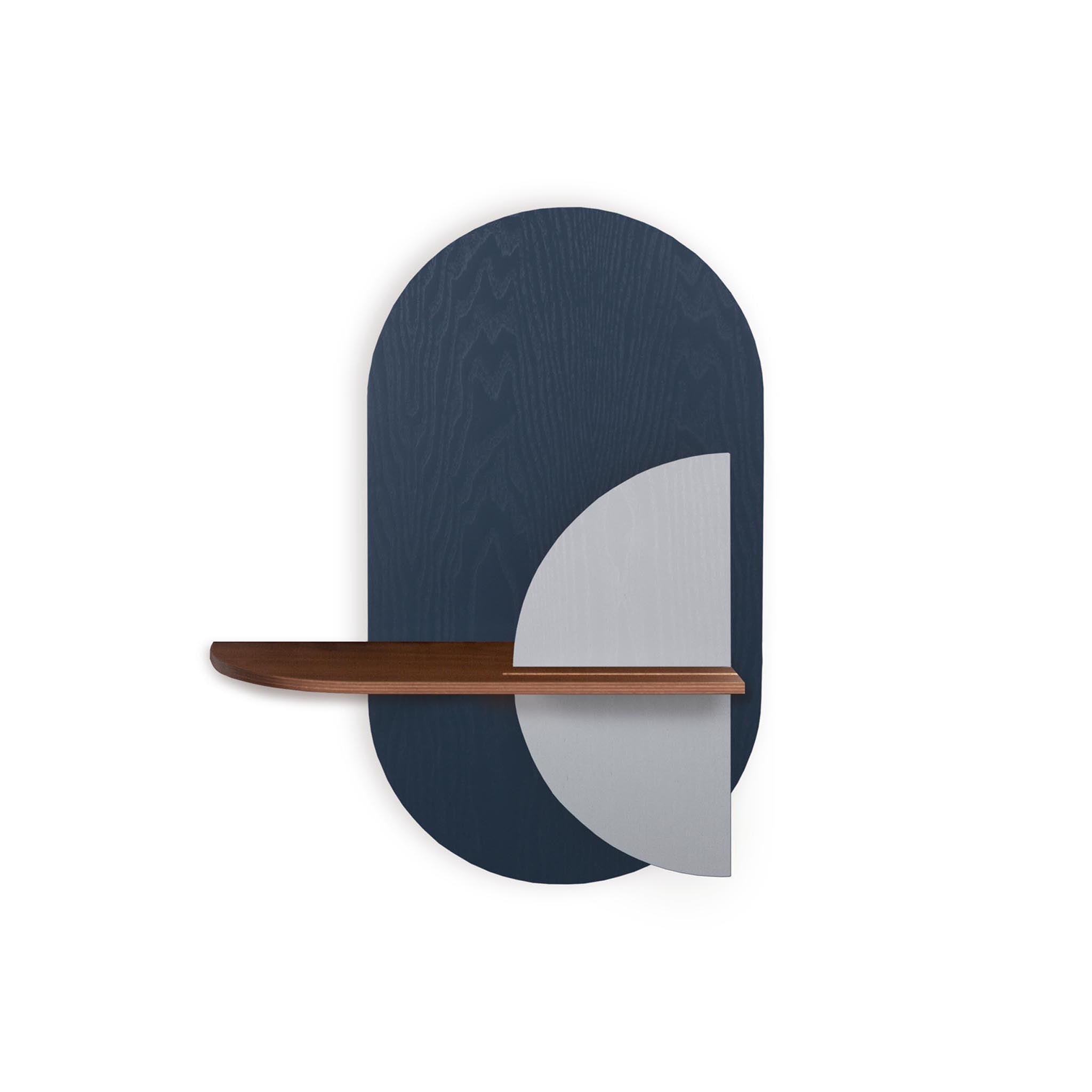 Alba Wall Shelf DUO · Blue oval