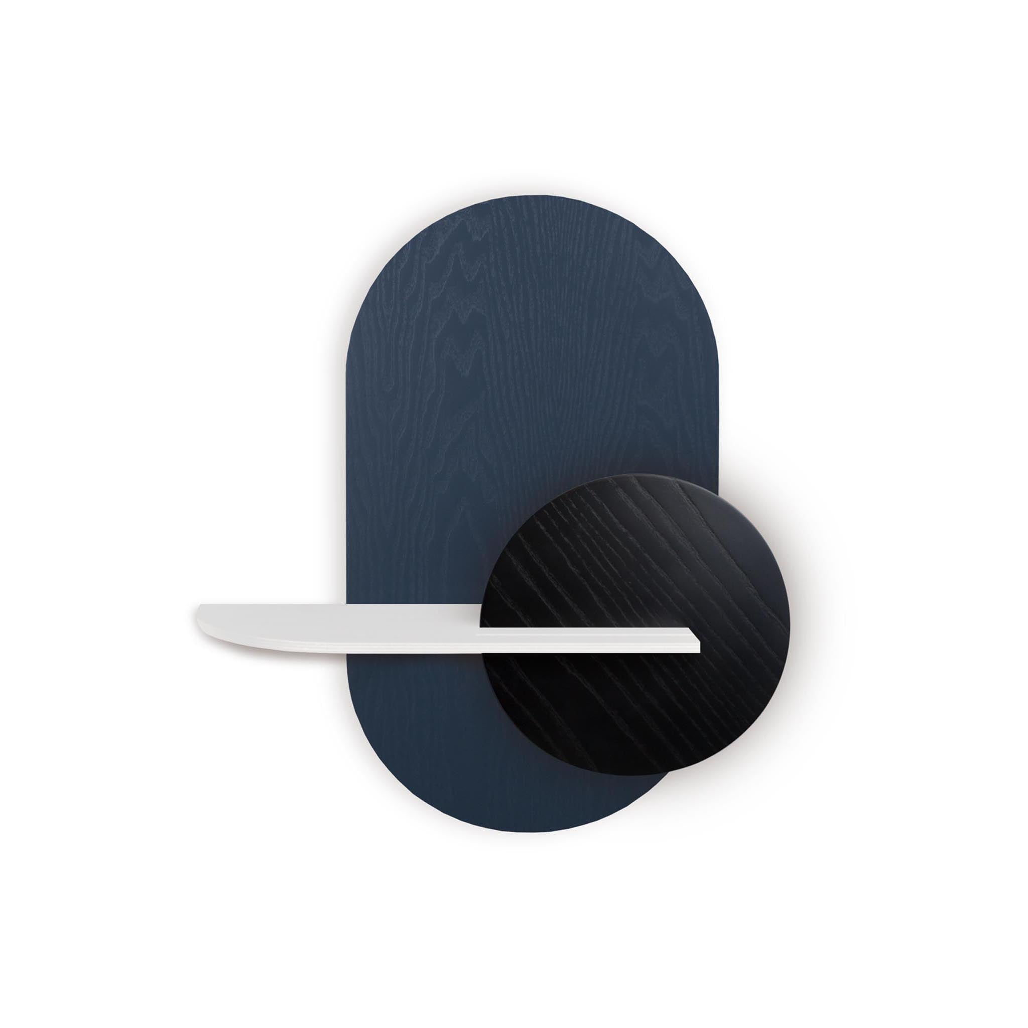 Alba Wall Shelf DUO · Blue oval