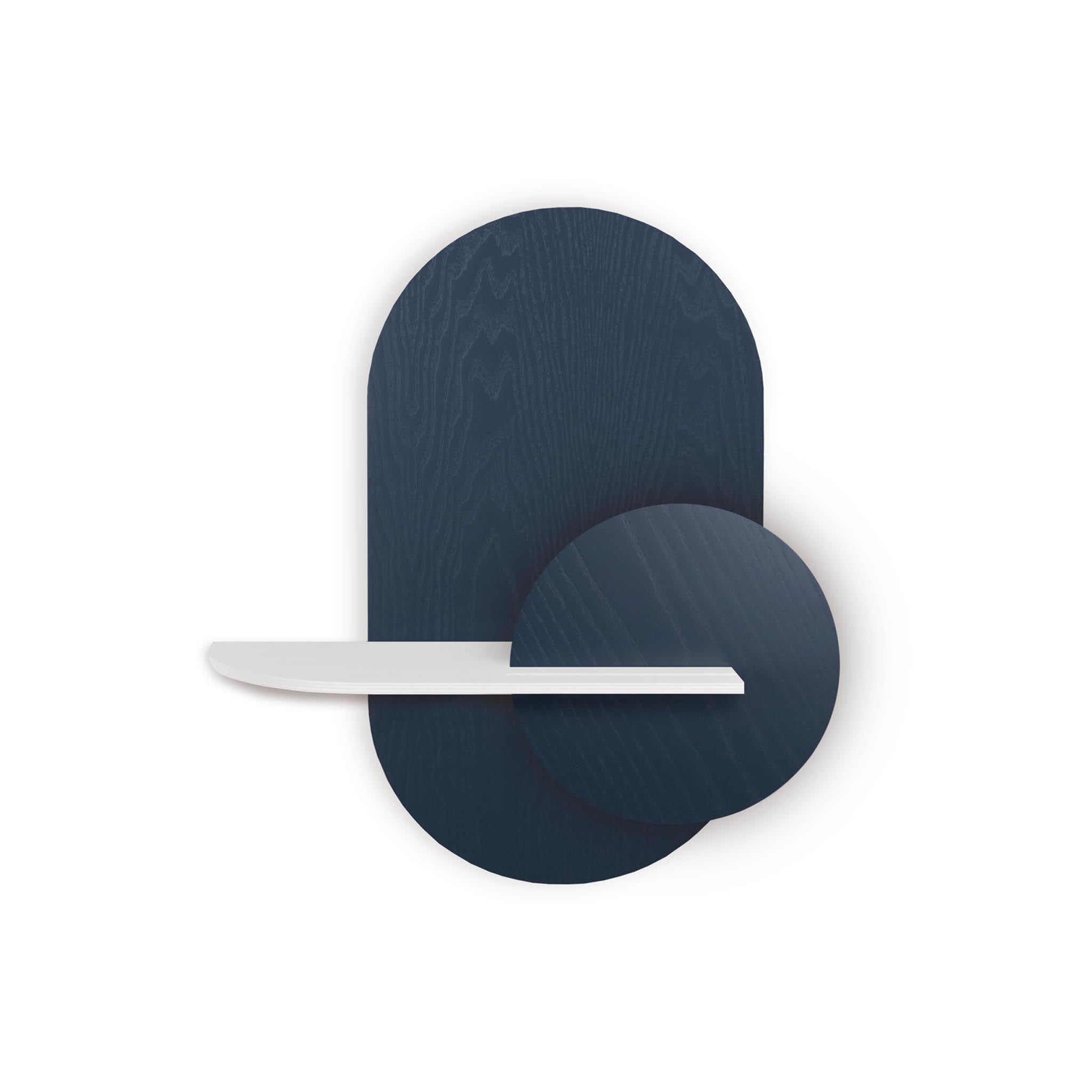 Alba Wall Shelf DUO · Blue oval