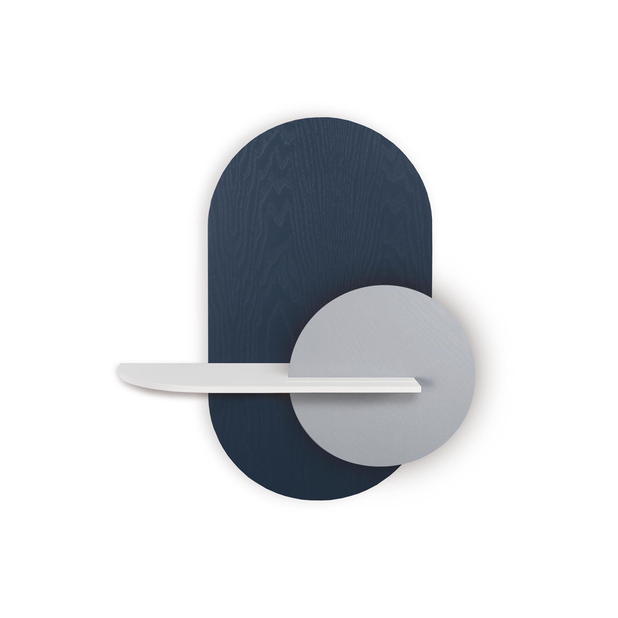 Alba Wall Shelf DUO · Blue oval