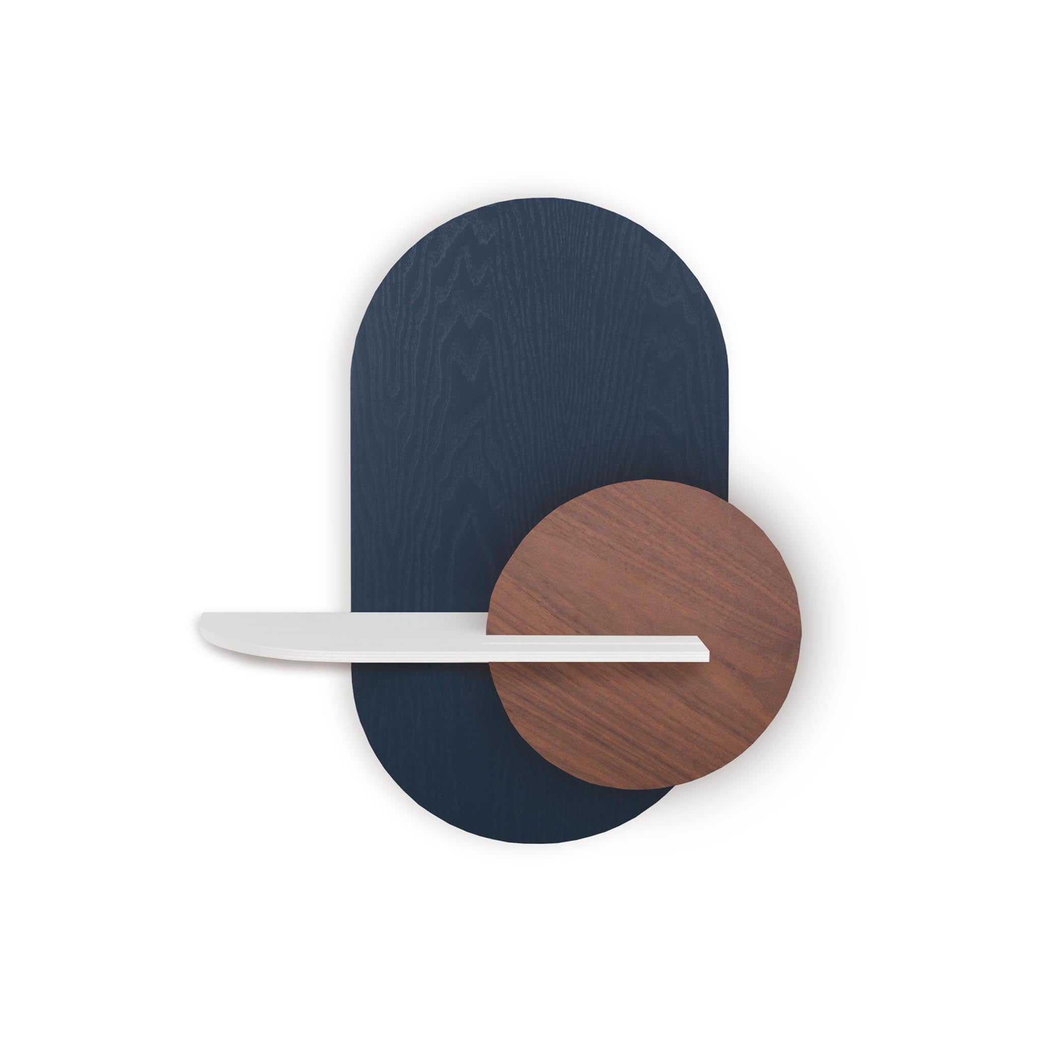 Alba Wall Shelf DUO · Blue oval