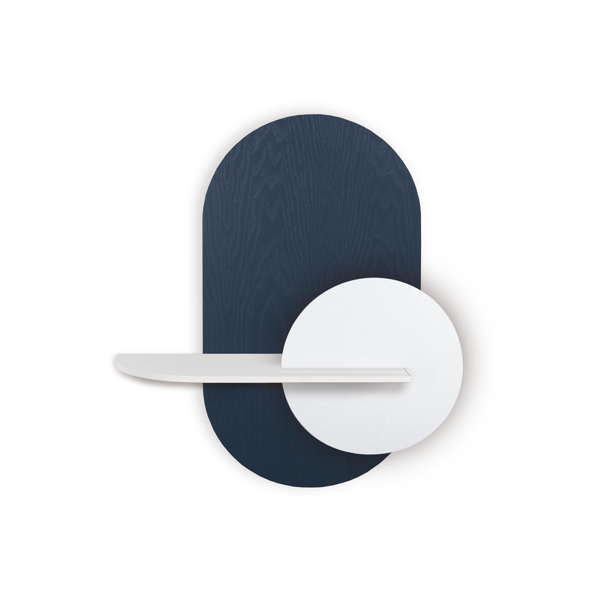Alba Wall Shelf DUO · Blue oval