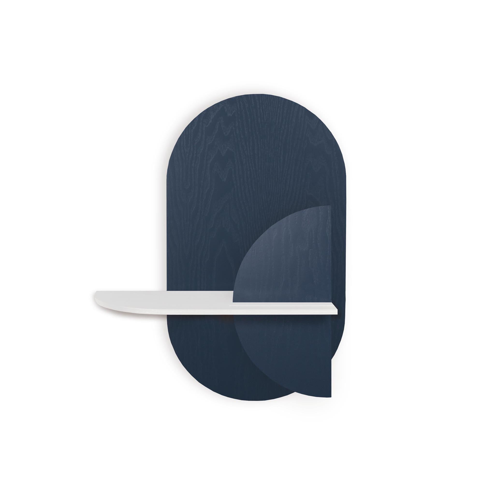 Alba Wall Shelf DUO · Blue oval