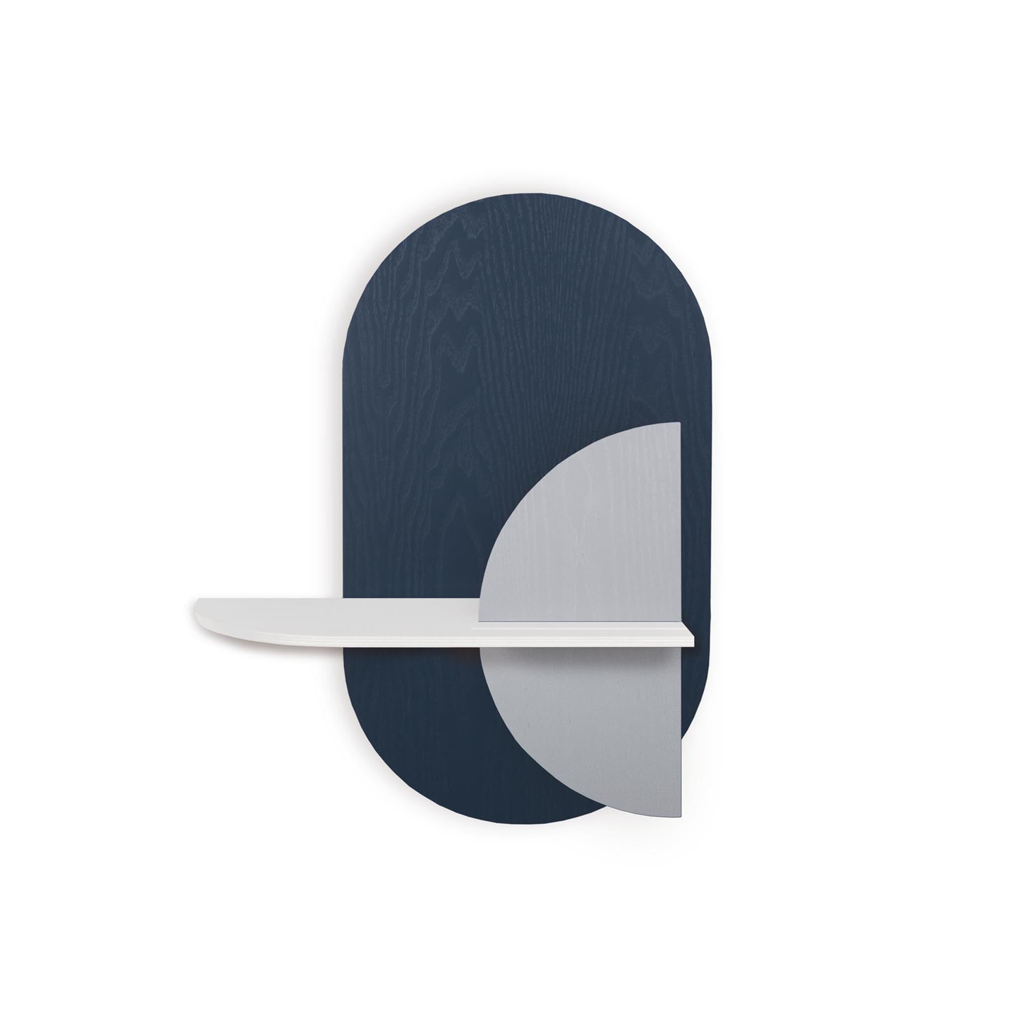 Alba Wall Shelf DUO · Blue oval