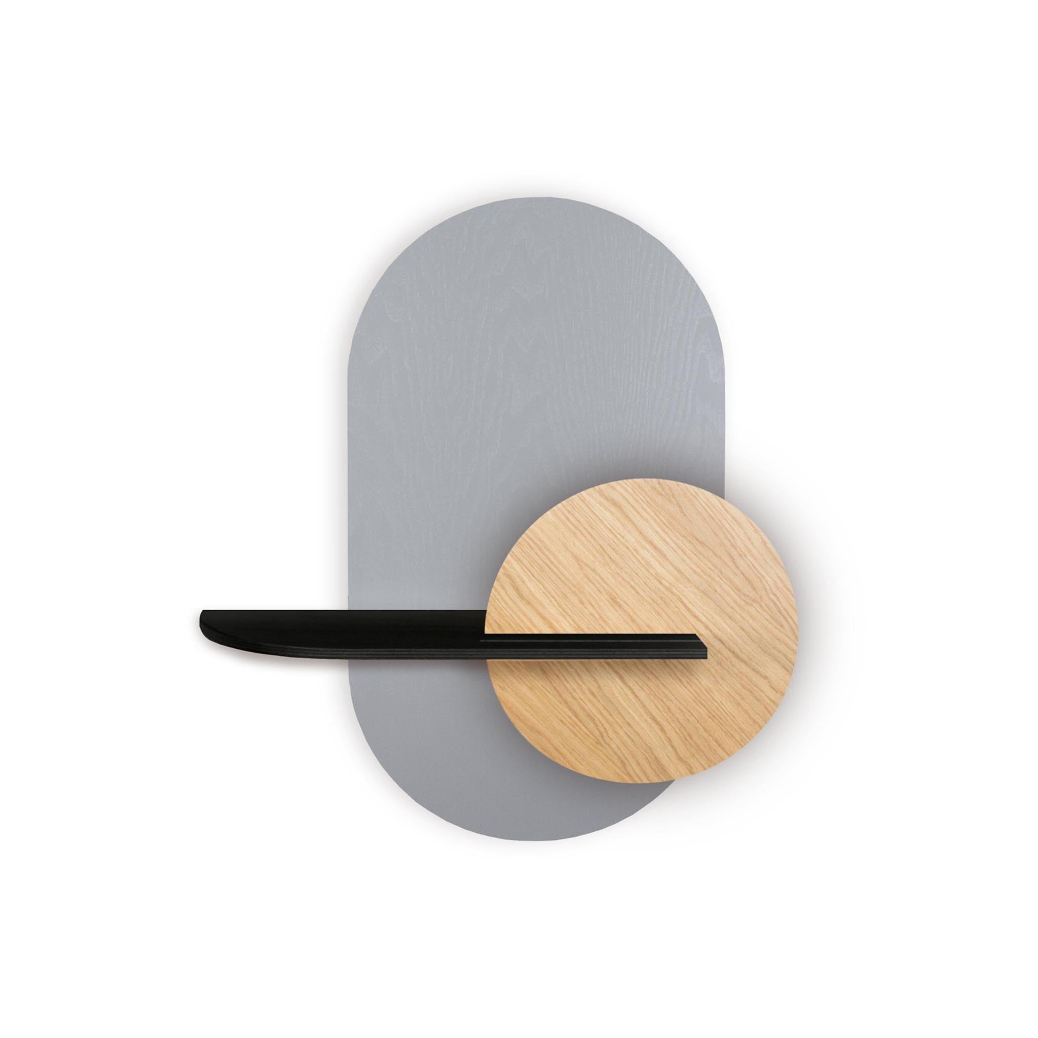 Alba Wall Shelf DUO · Grey oval