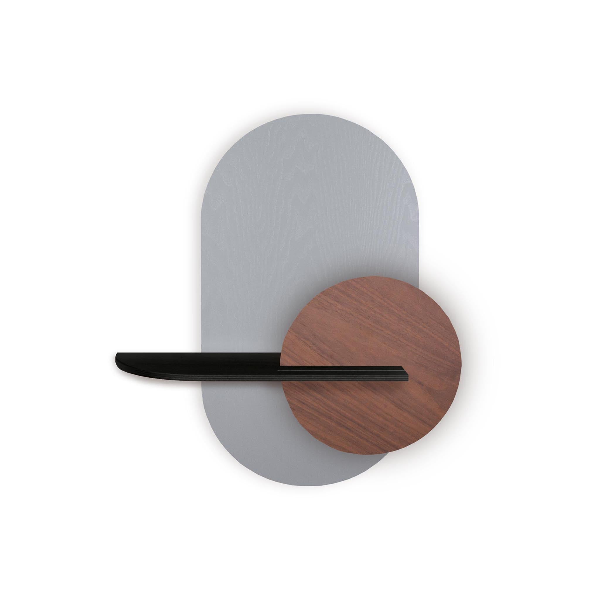 Alba Wall Shelf DUO · Grey oval