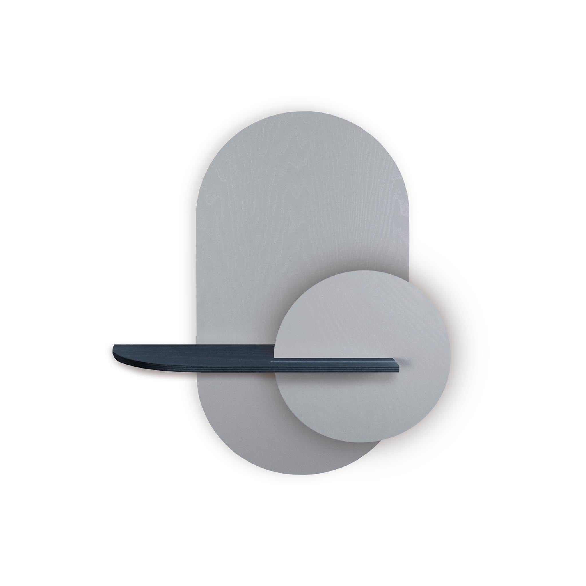 Alba Wall Shelf DUO · Grey oval