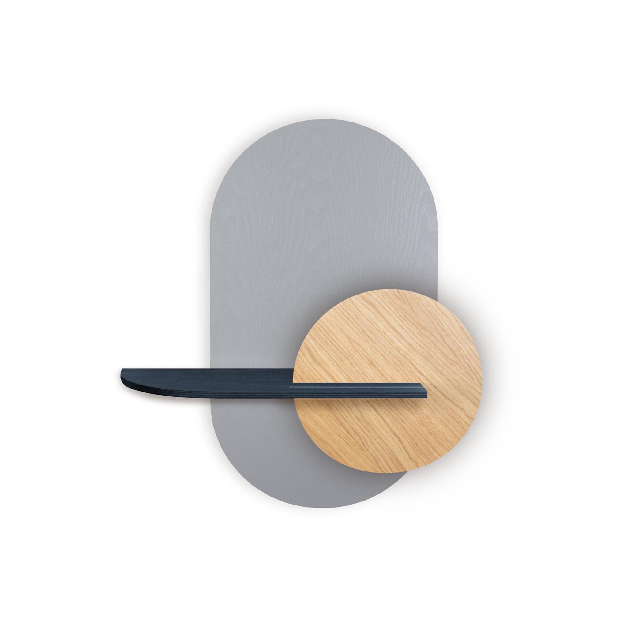 Alba Wall Shelf DUO · Grey oval