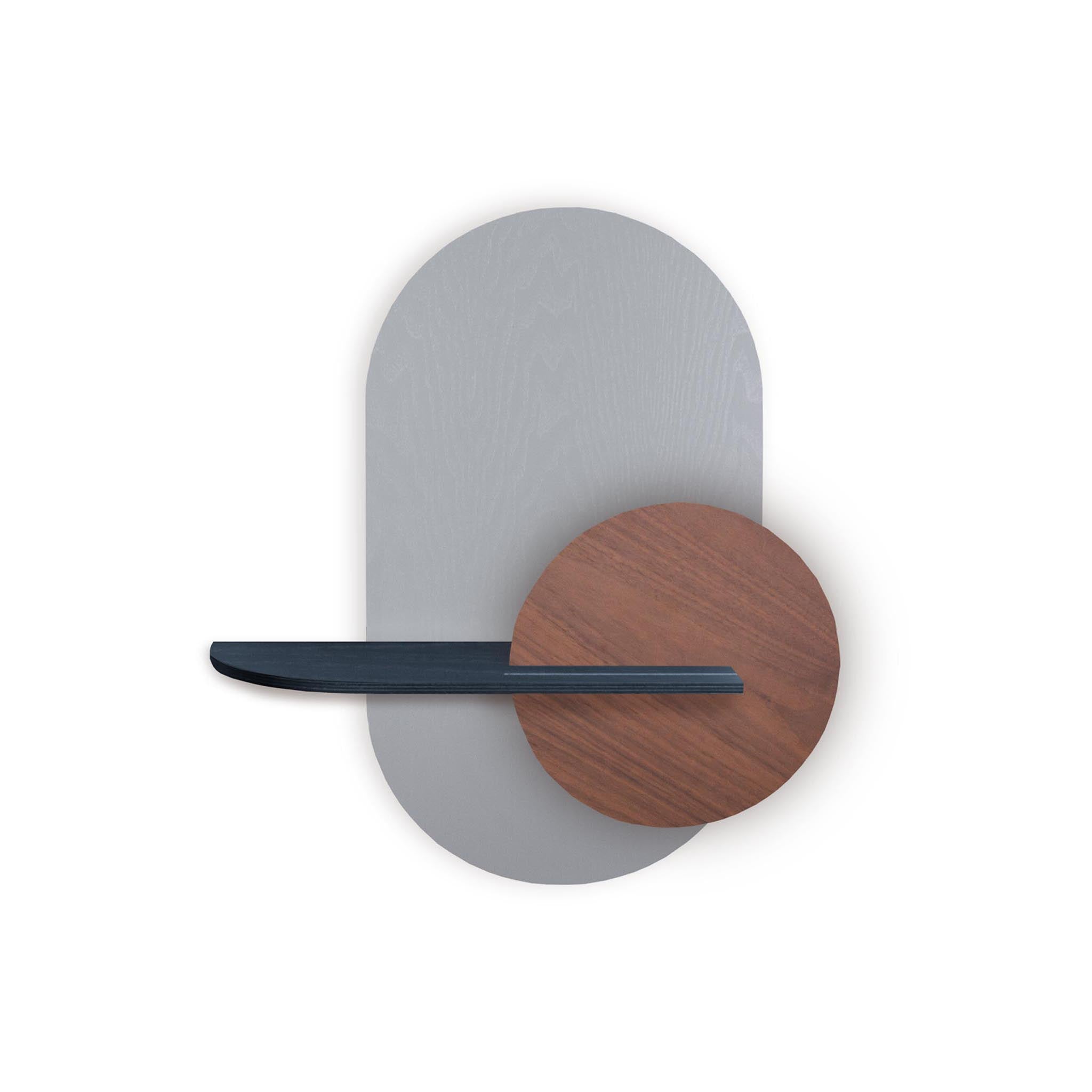 Alba Wall Shelf DUO · Grey oval