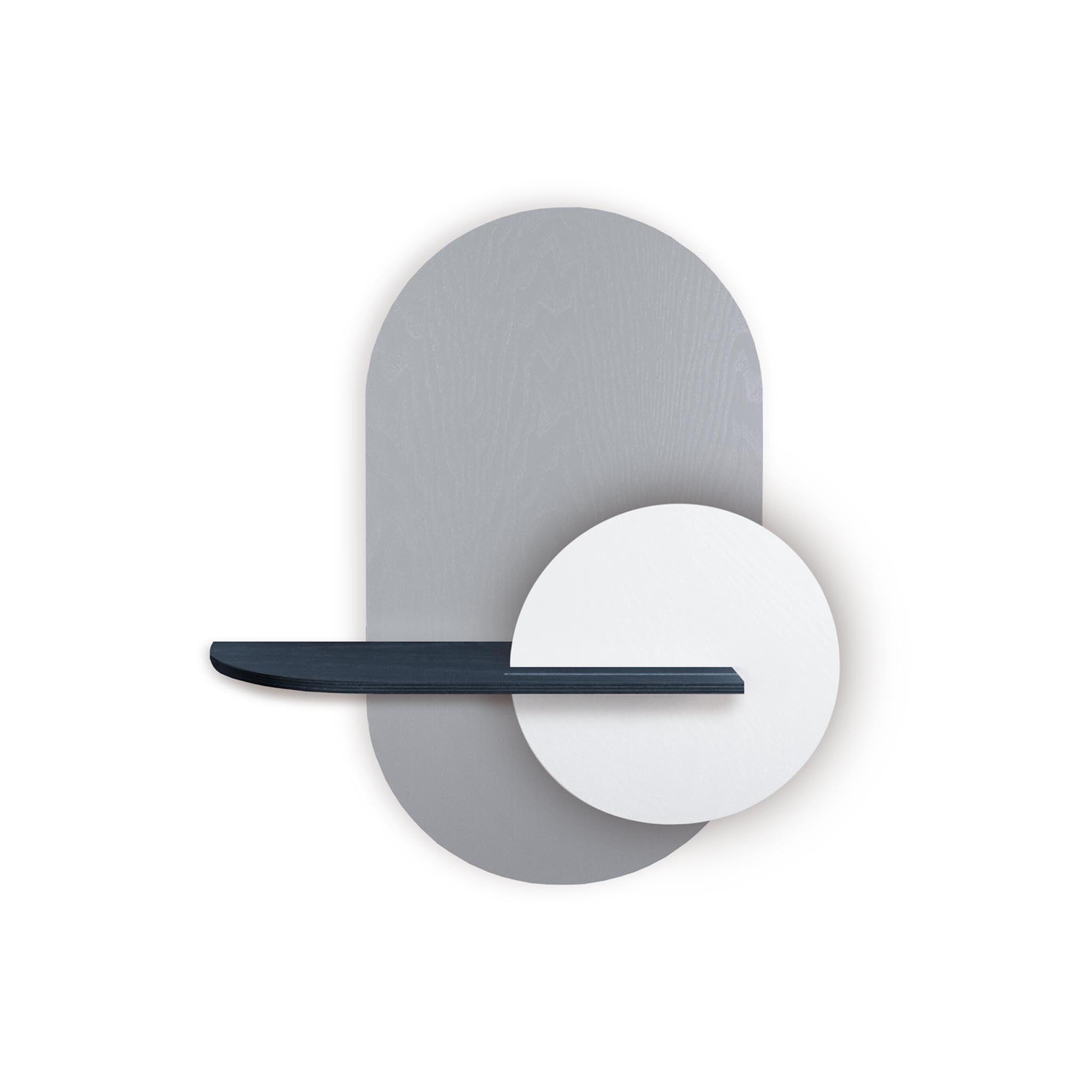 Alba Wall Shelf DUO · Grey oval