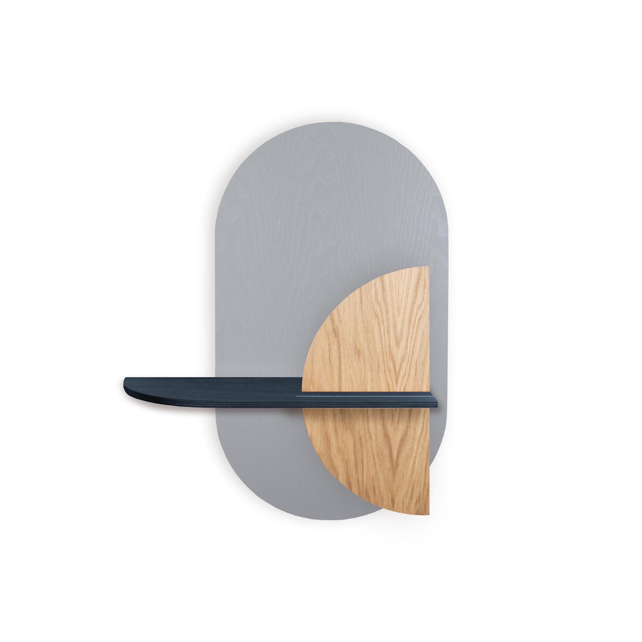 Alba Wall Shelf DUO · Grey oval