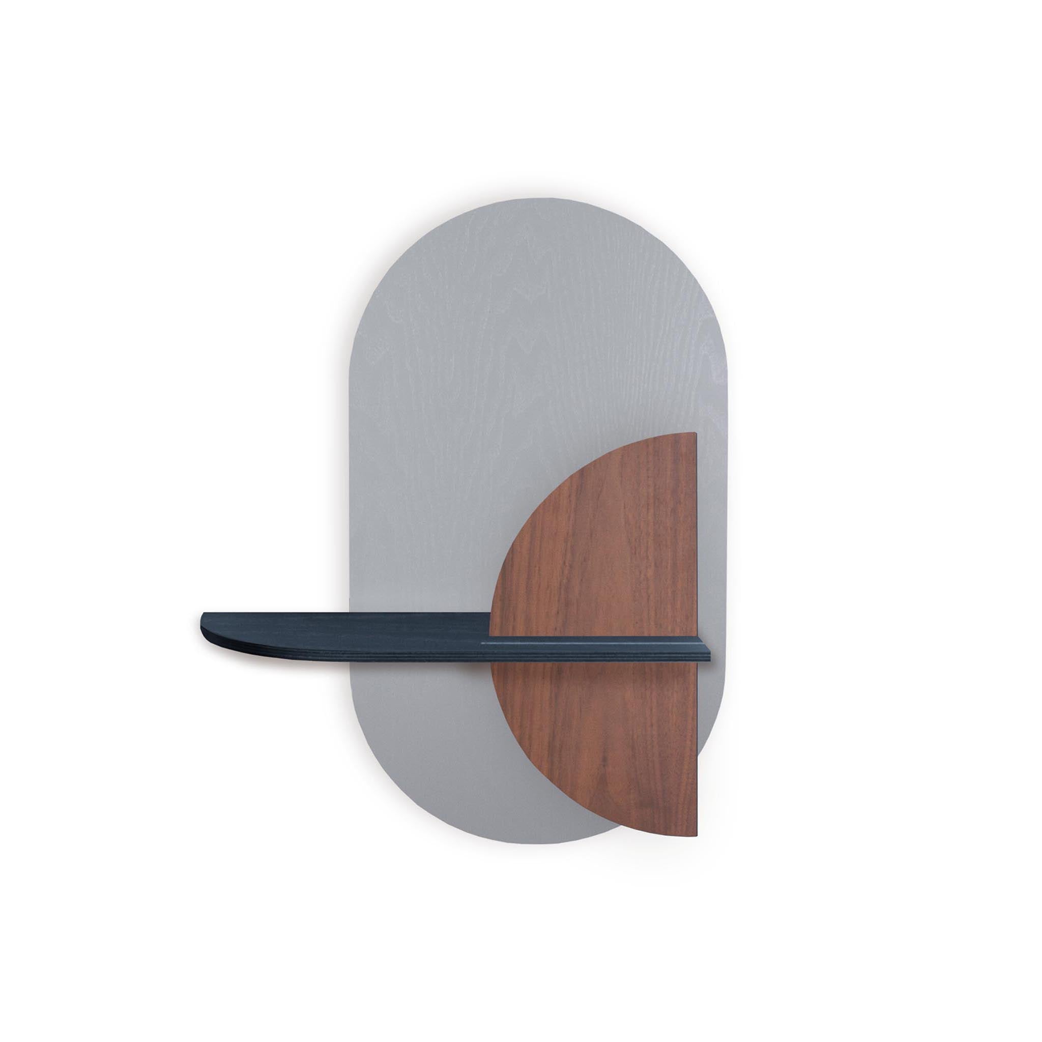 Alba Wall Shelf DUO · Grey oval