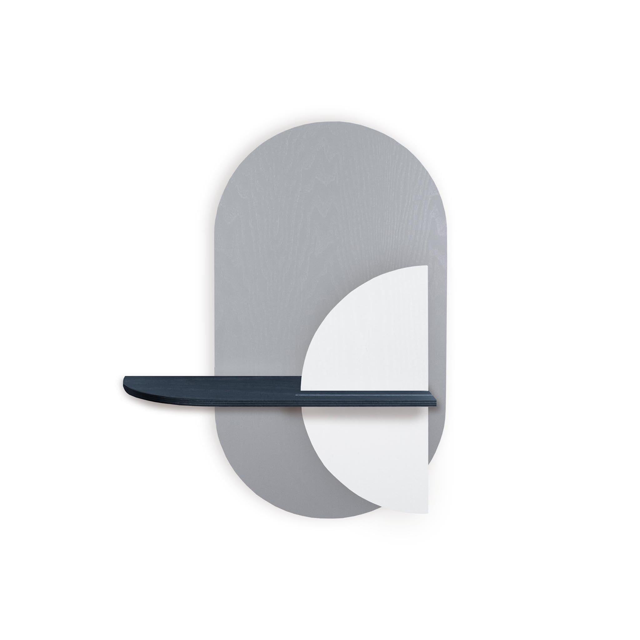 Alba Wall Shelf DUO · Grey oval