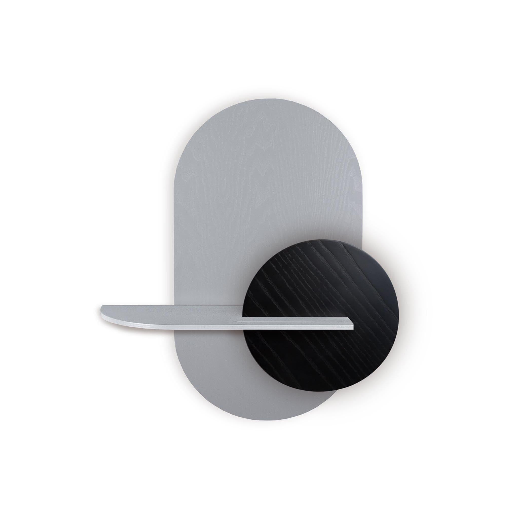 Alba Wall Shelf DUO · Grey oval
