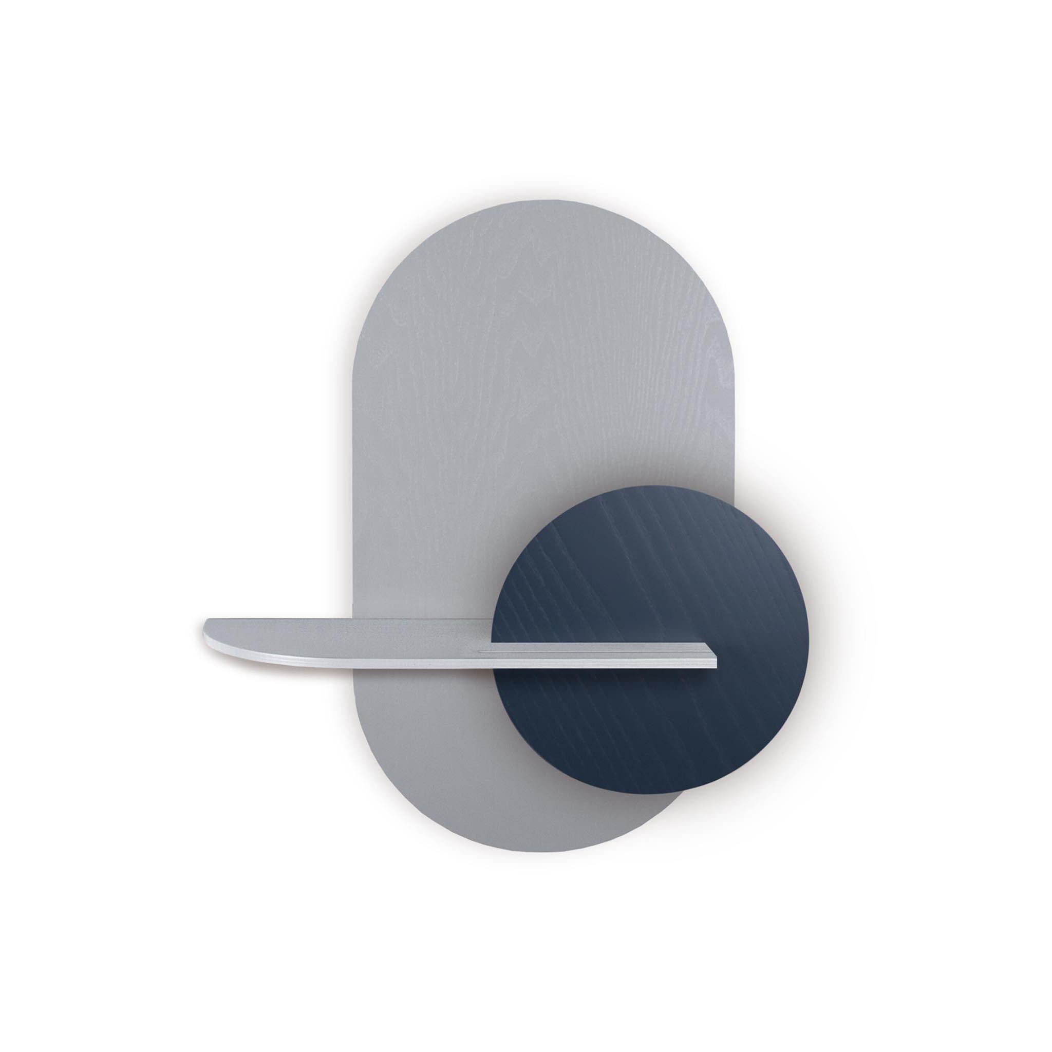 Alba Wall Shelf DUO · Grey oval