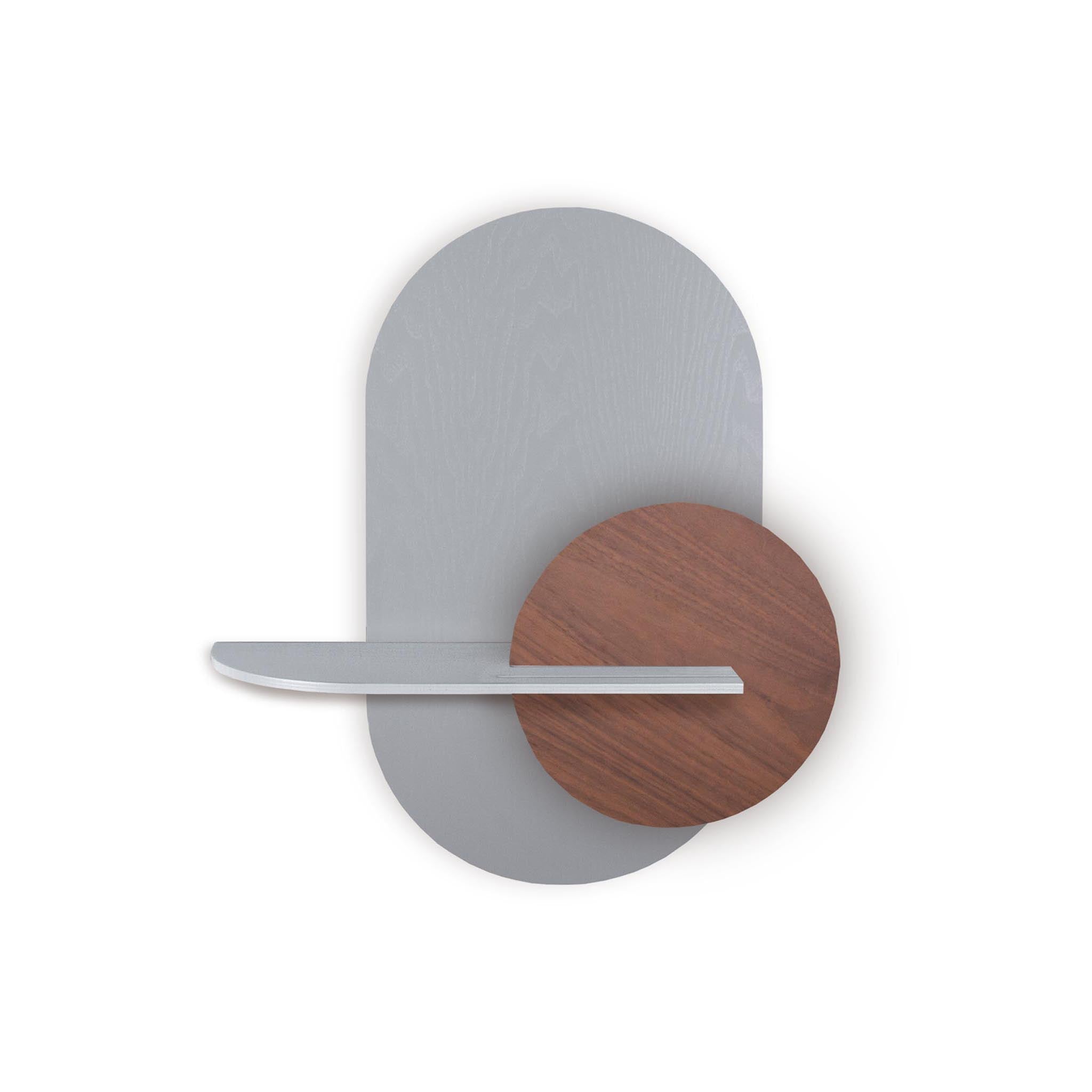 Alba Wall Shelf DUO · Grey oval