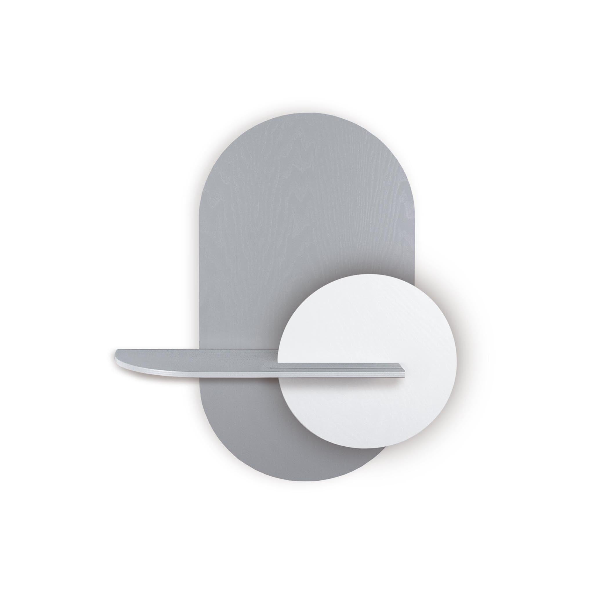 Alba Wall Shelf DUO · Grey oval