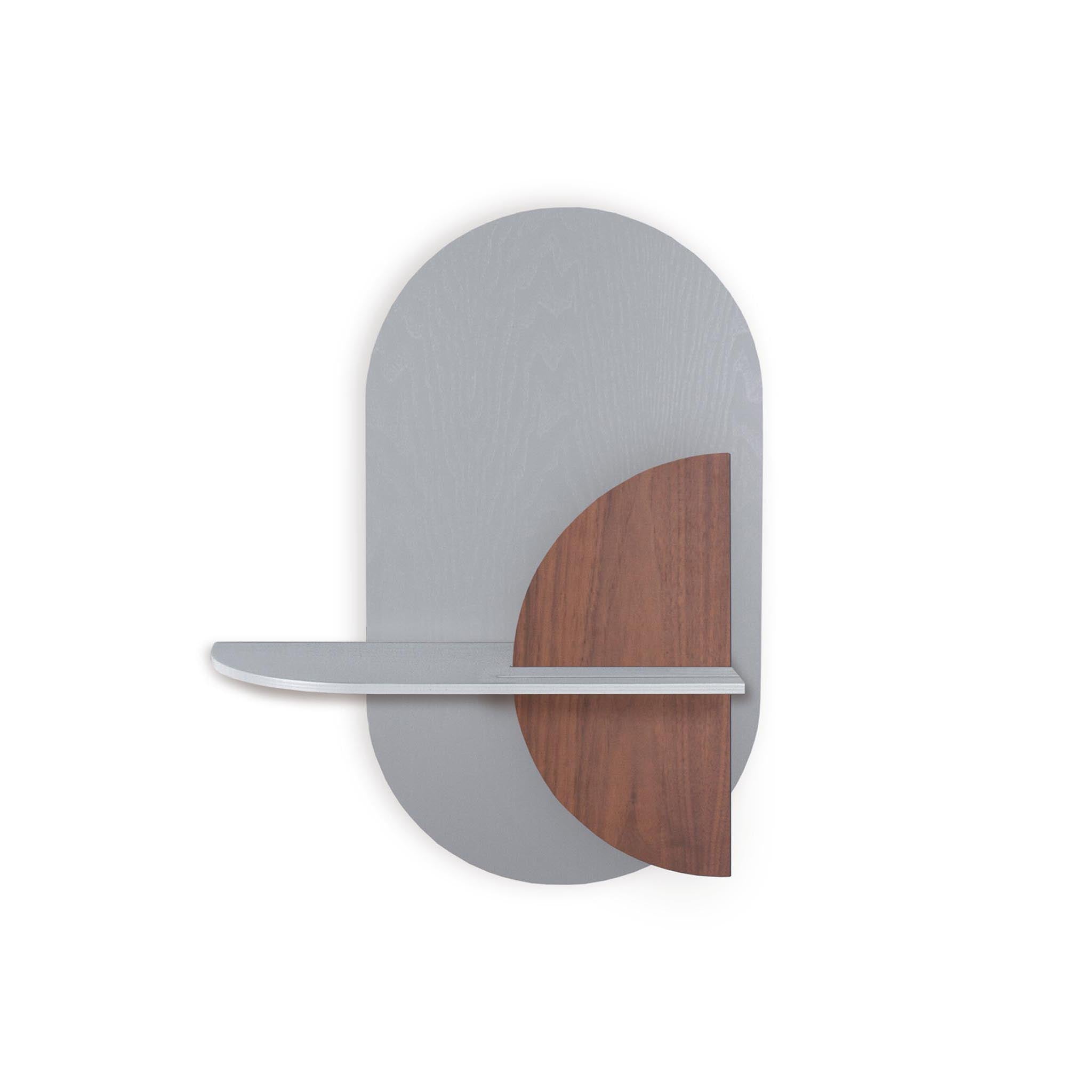 Alba Wall Shelf DUO · Grey oval