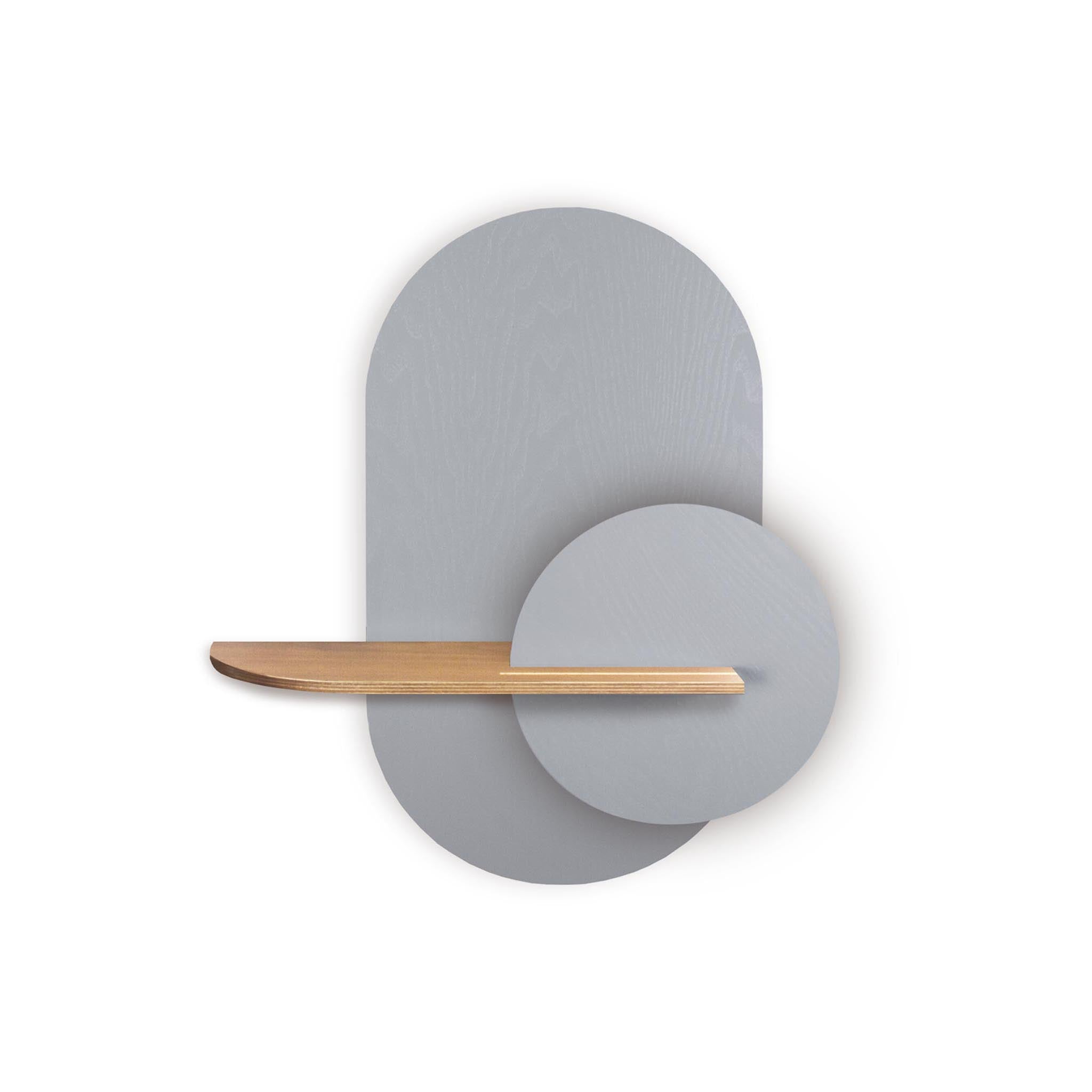 Alba Wall Shelf DUO · Grey oval