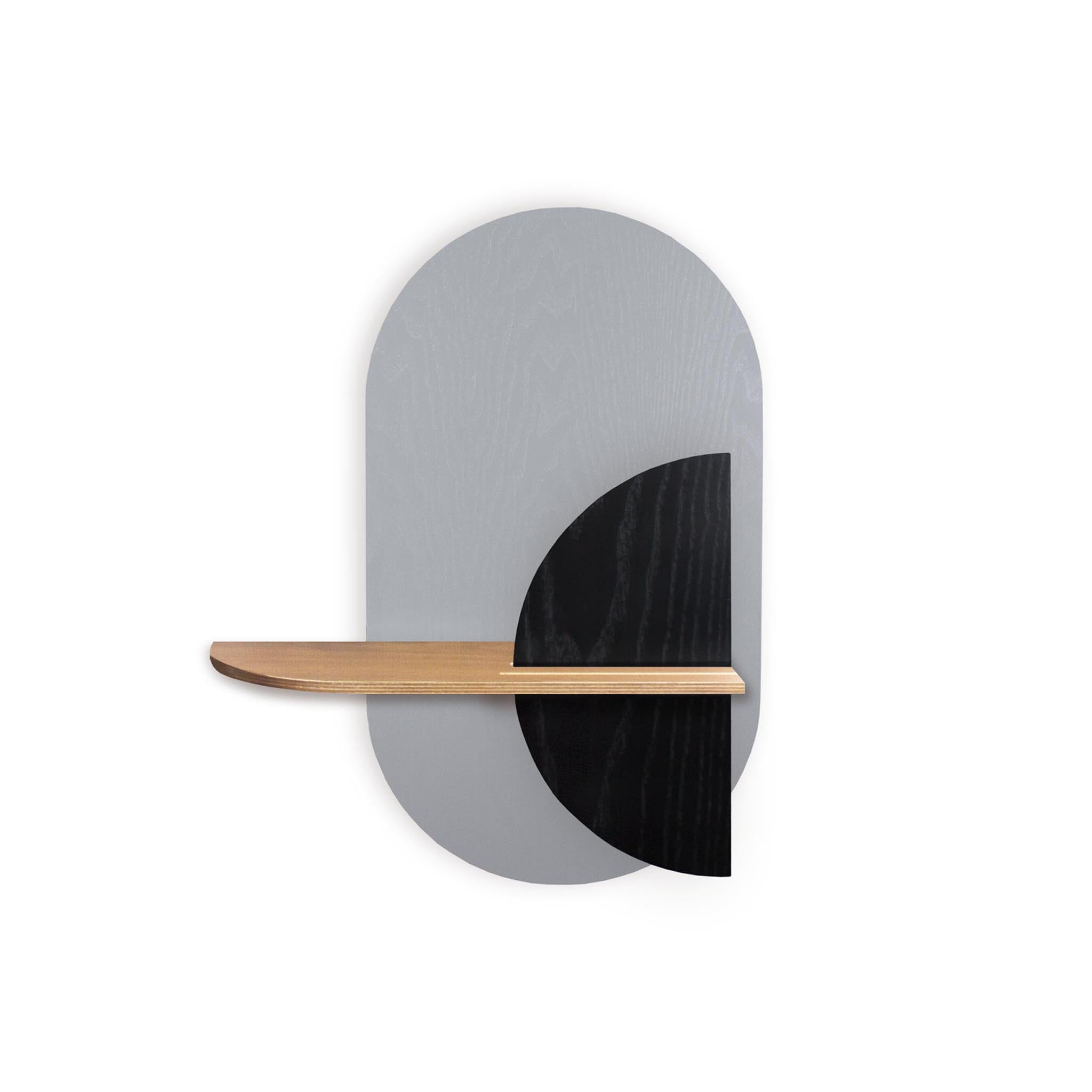 Alba Wall Shelf DUO · Grey oval