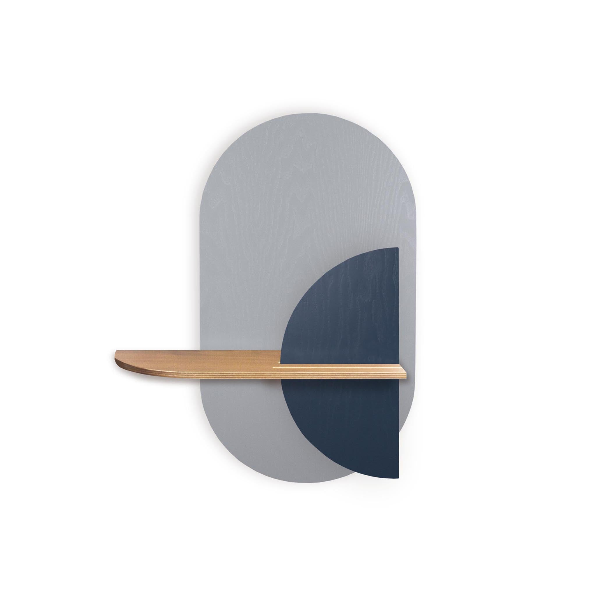 Alba Wall Shelf DUO · Grey oval