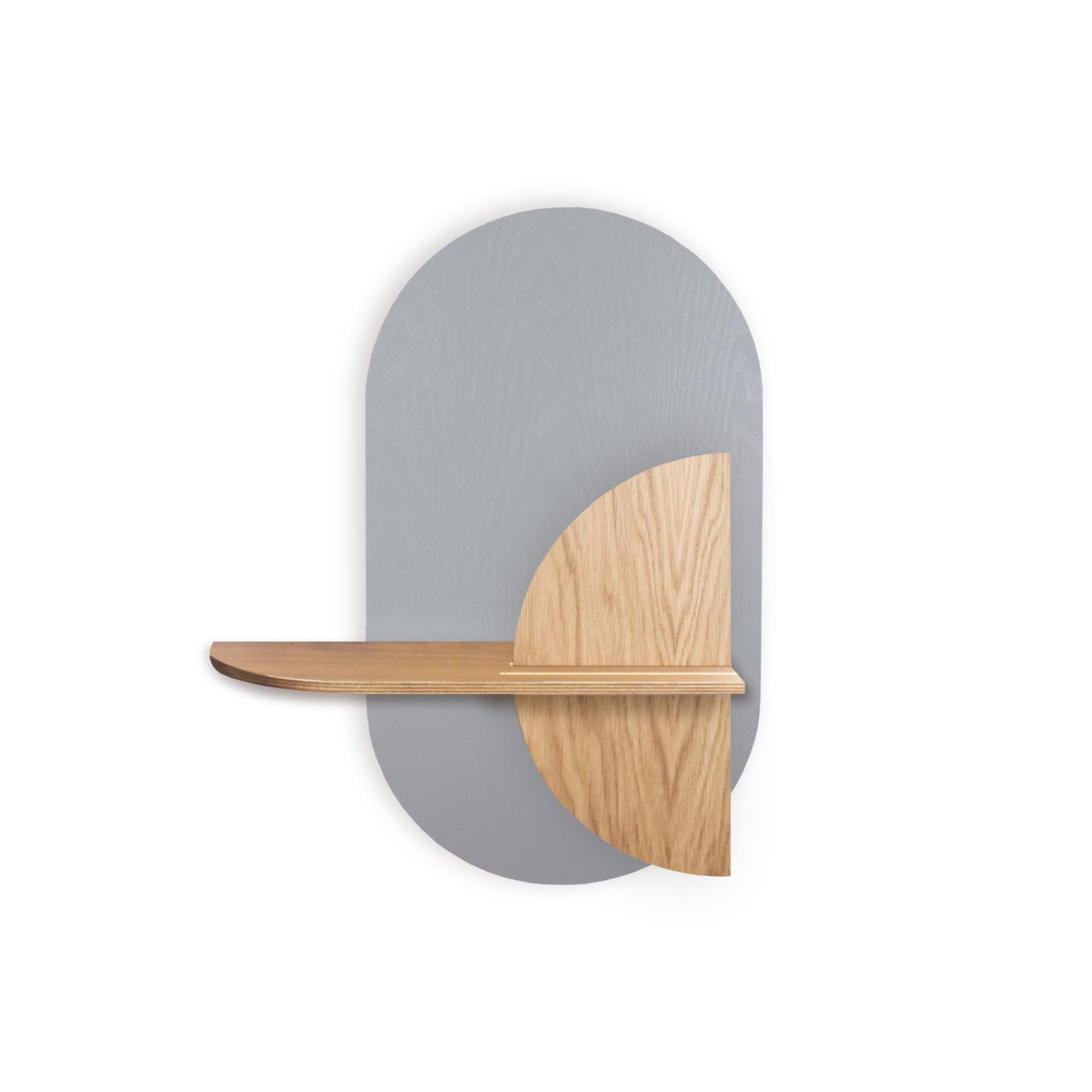 Alba Wall Shelf DUO · Grey oval