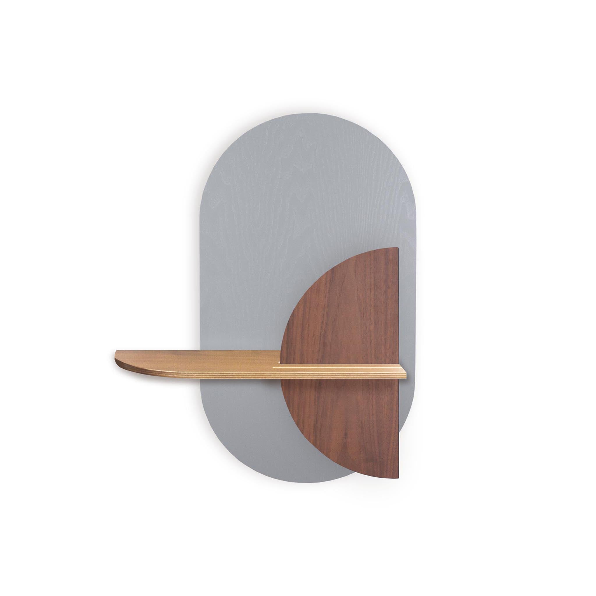Alba Wall Shelf DUO · Grey oval