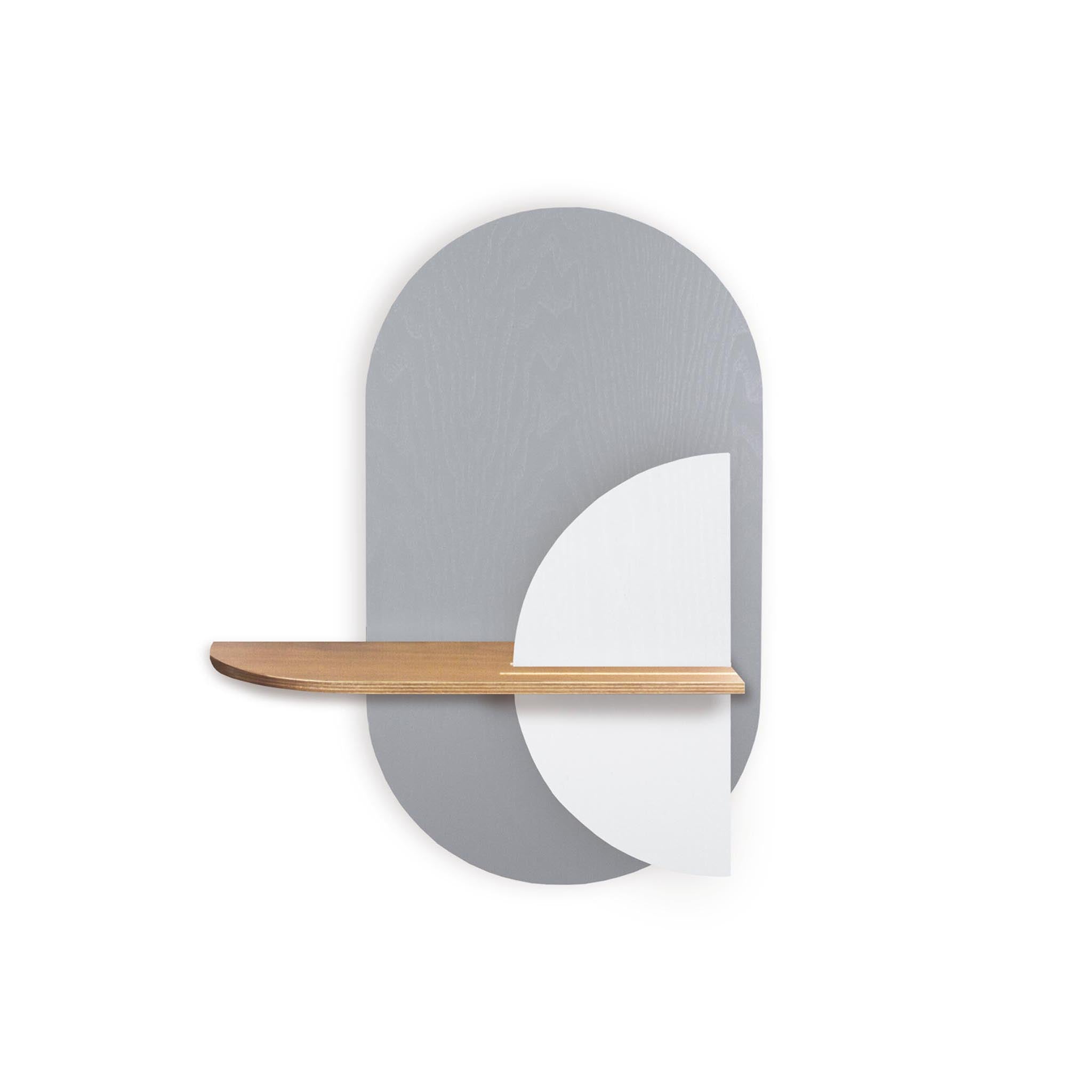 Alba Wall Shelf DUO · Grey oval