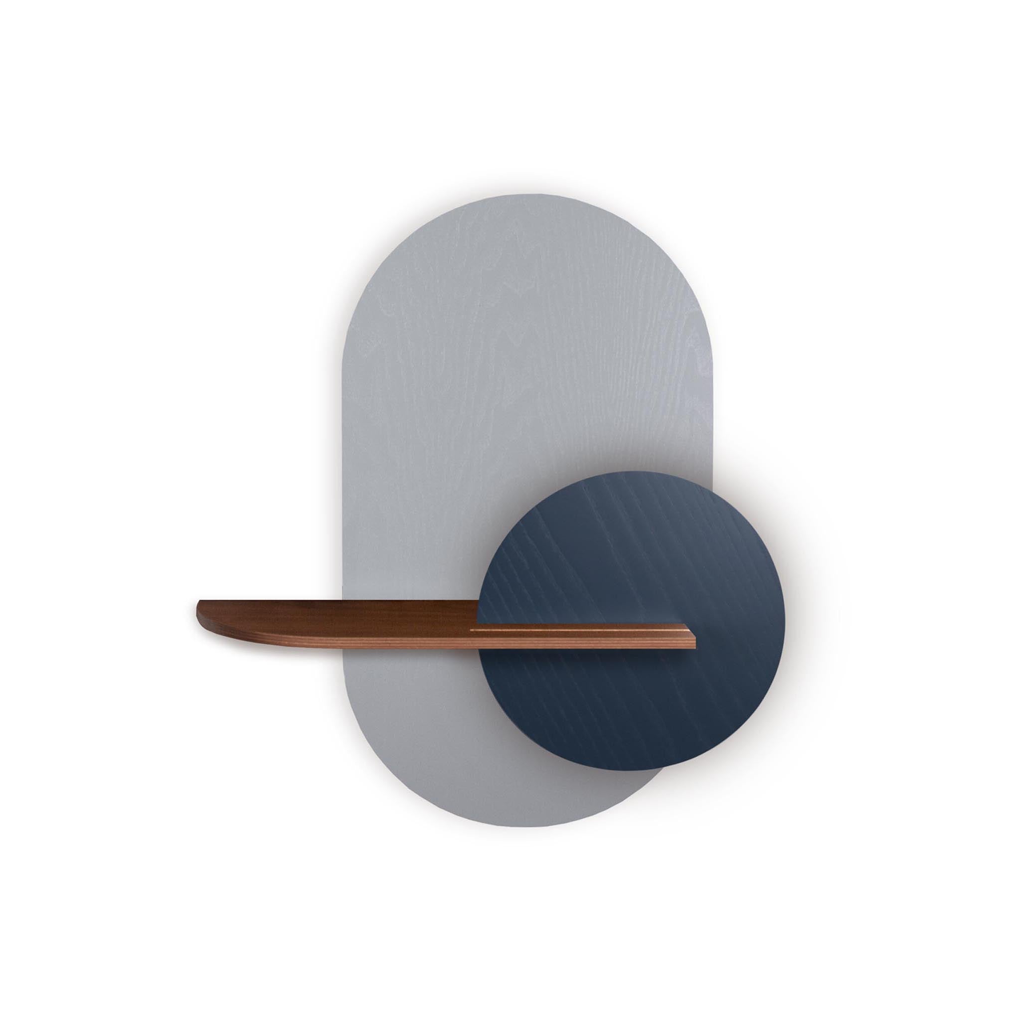 Alba Wall Shelf DUO · Grey oval