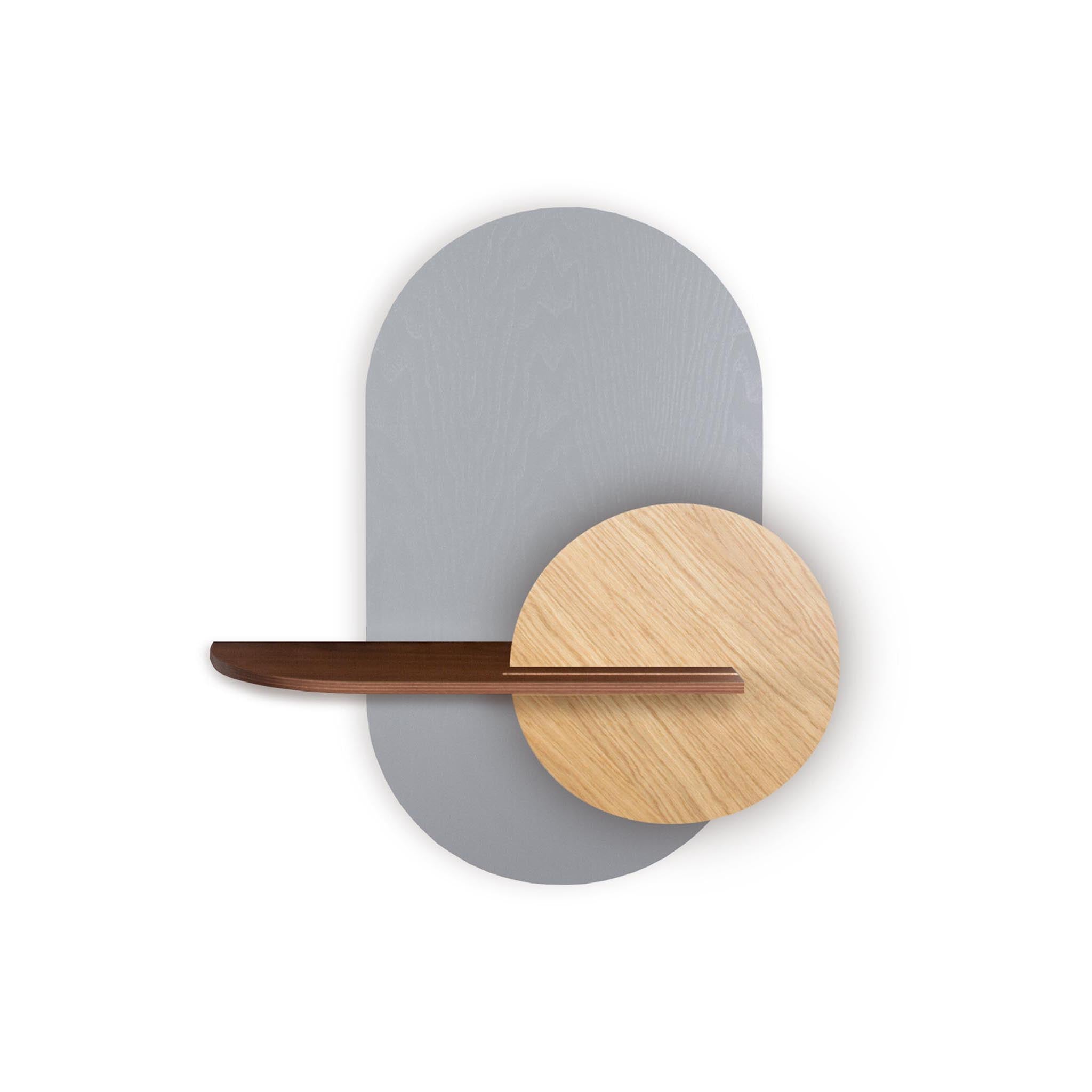 Alba Wall Shelf DUO · Grey oval