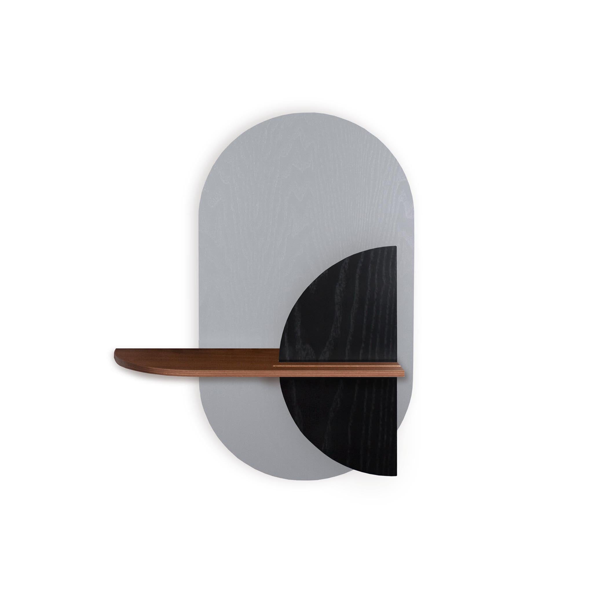 Alba Wall Shelf DUO · Grey oval