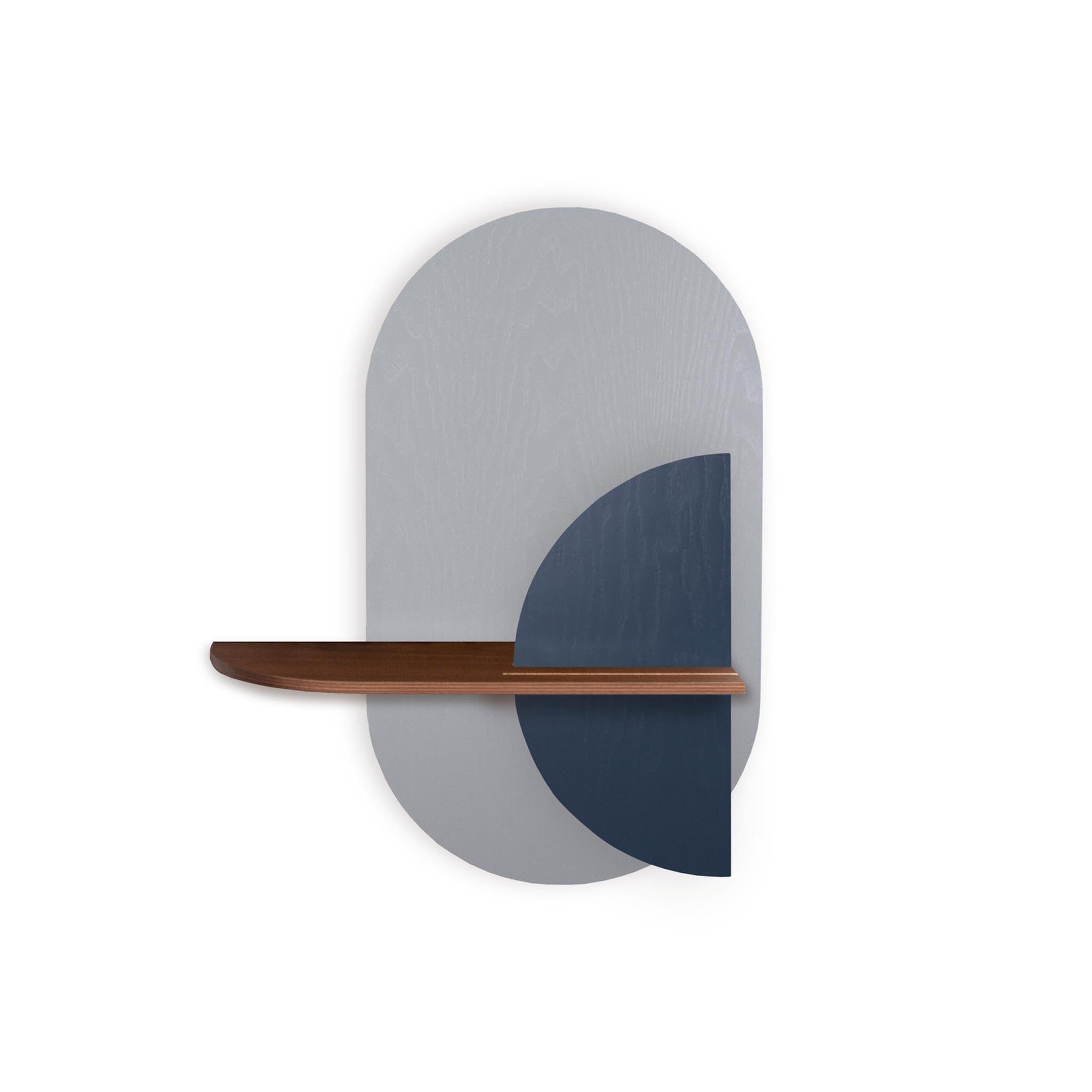 Alba Wall Shelf DUO · Grey oval