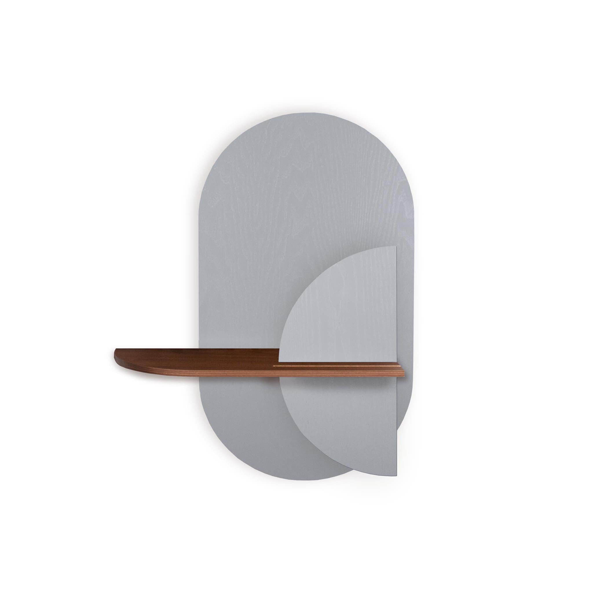 Alba Wall Shelf DUO · Grey oval