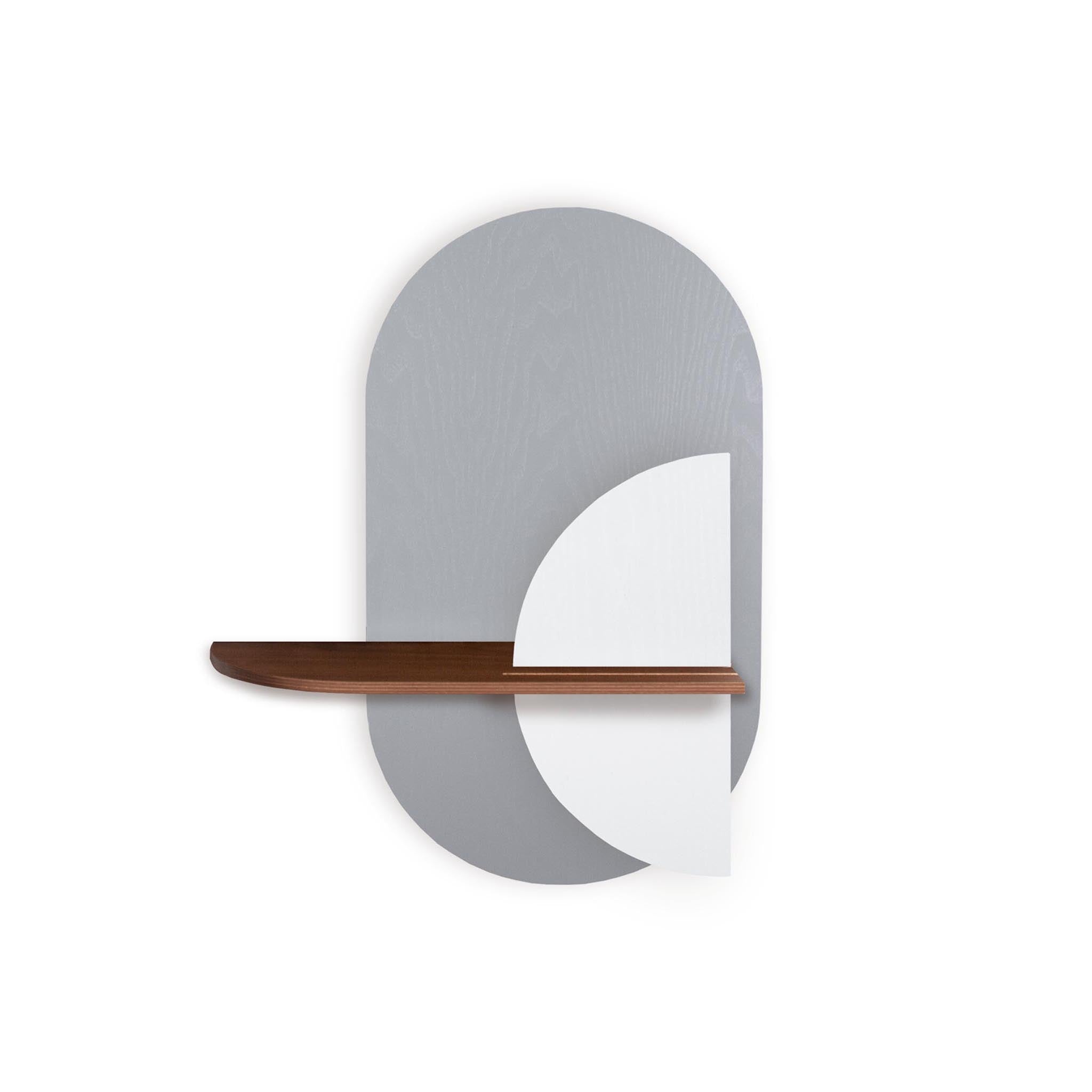 Alba Wall Shelf DUO · Grey oval