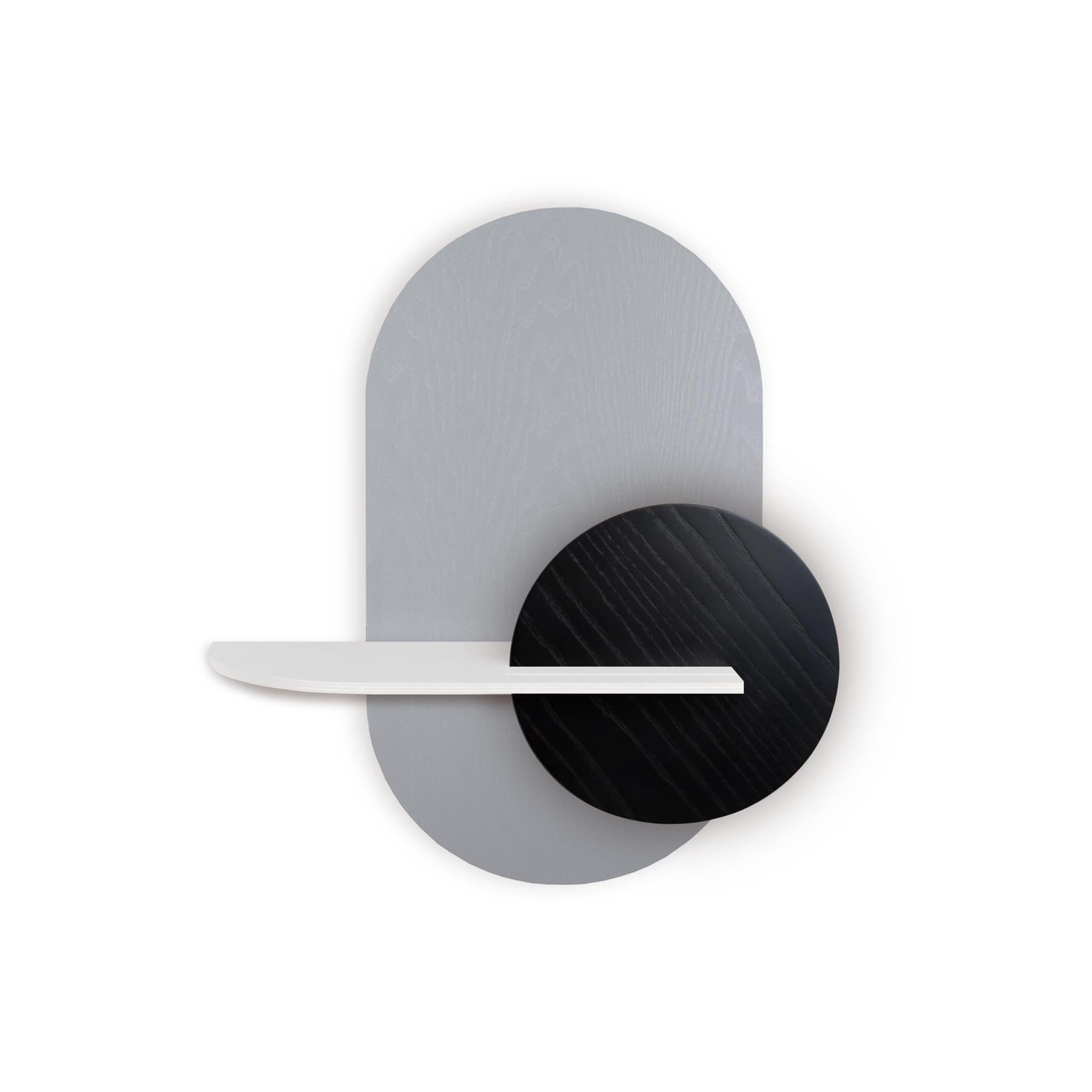 Alba Wall Shelf DUO · Grey oval