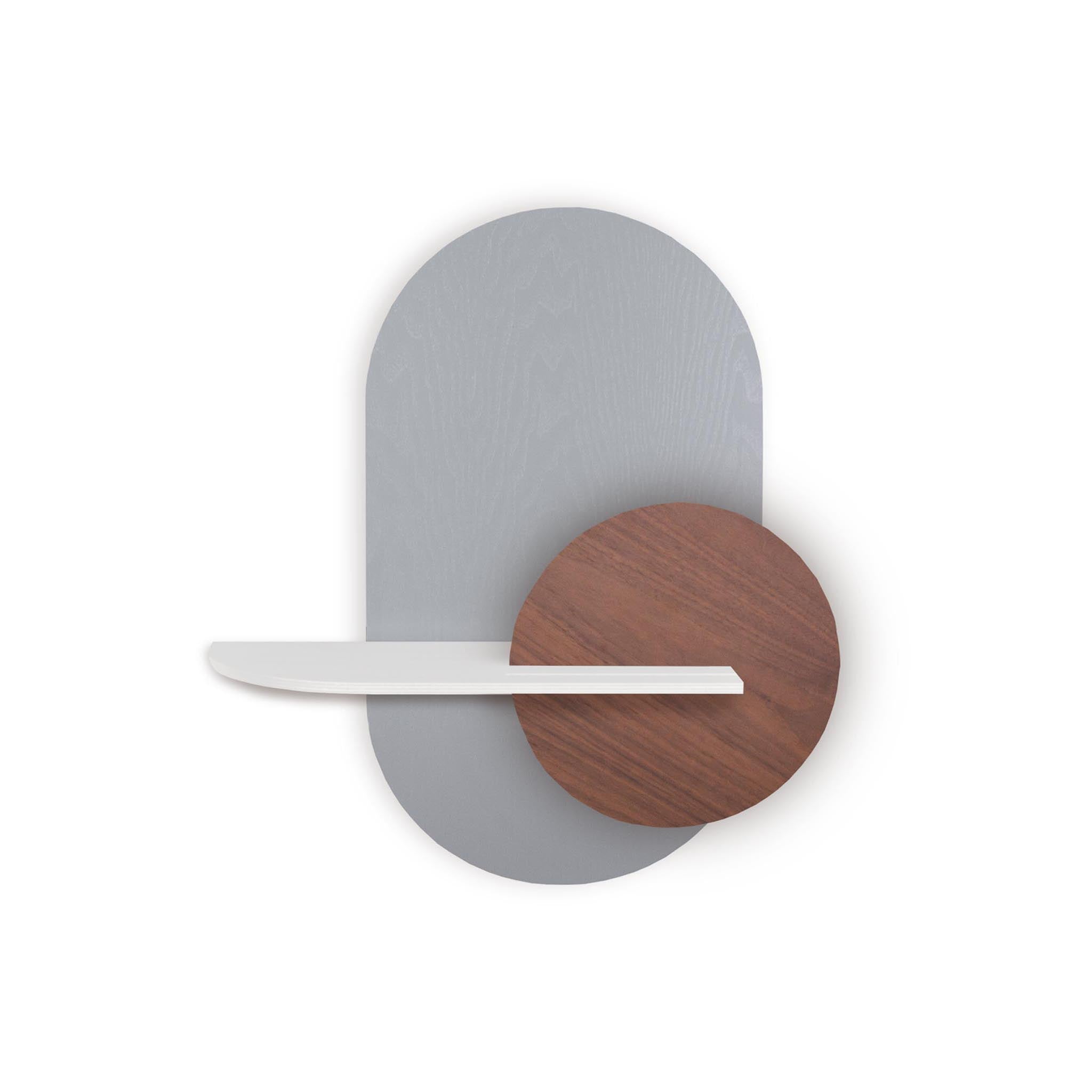 Alba Wall Shelf DUO · Grey oval