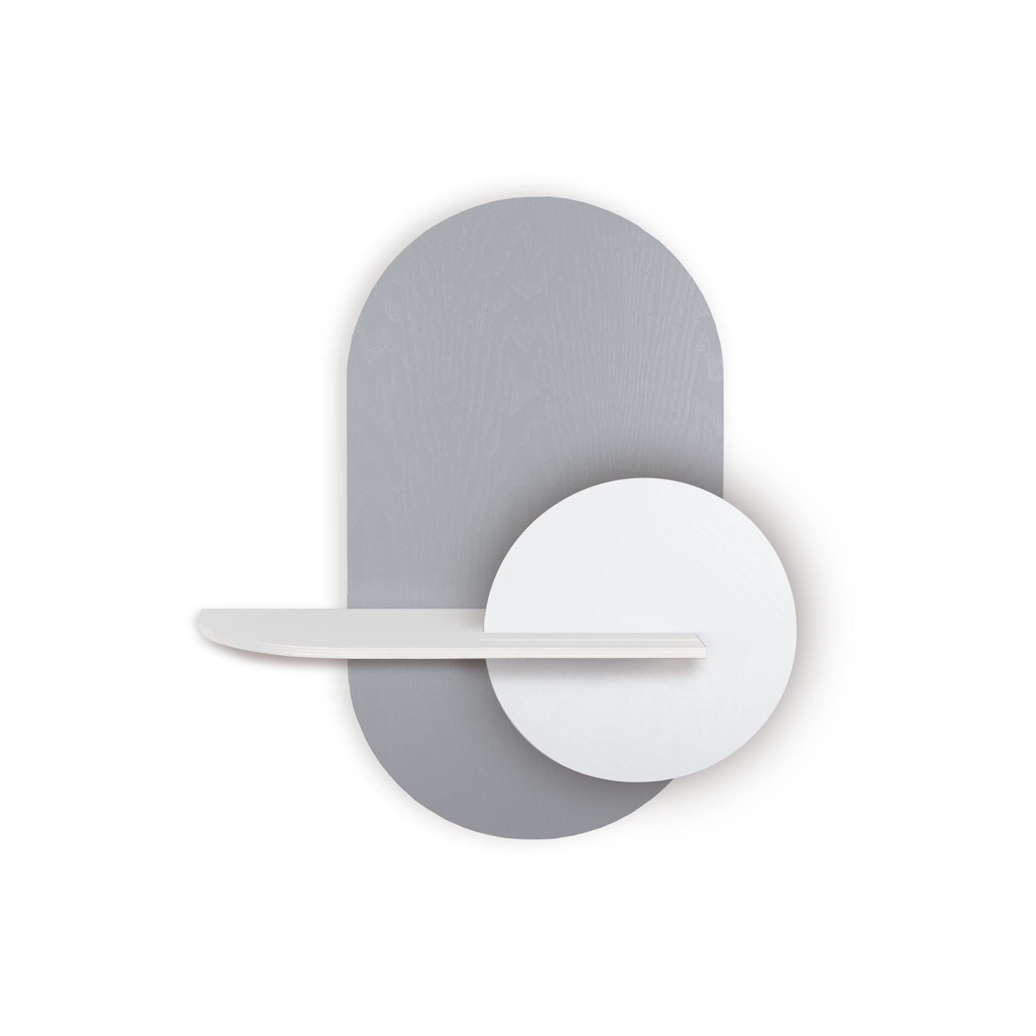 Alba Wall Shelf DUO · Grey oval