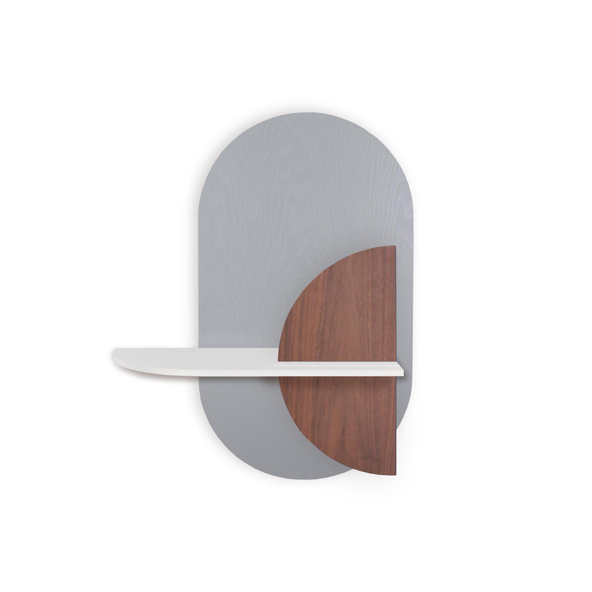 Alba Wall Shelf DUO · Grey oval