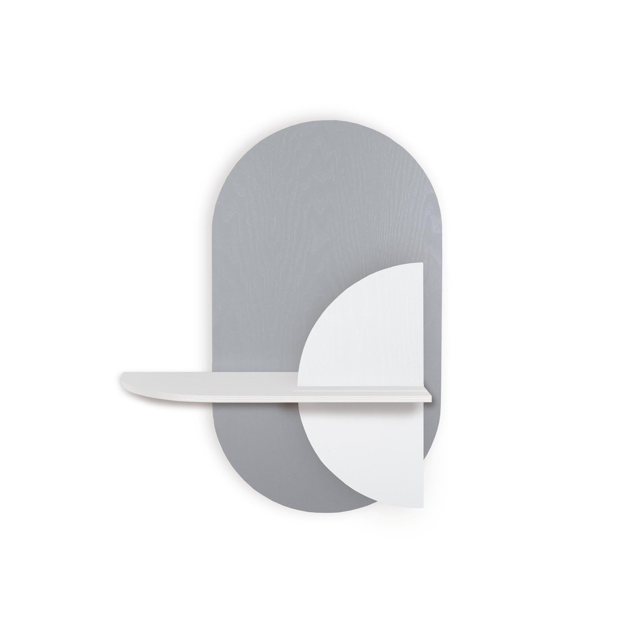 Alba Wall Shelf DUO · Grey oval