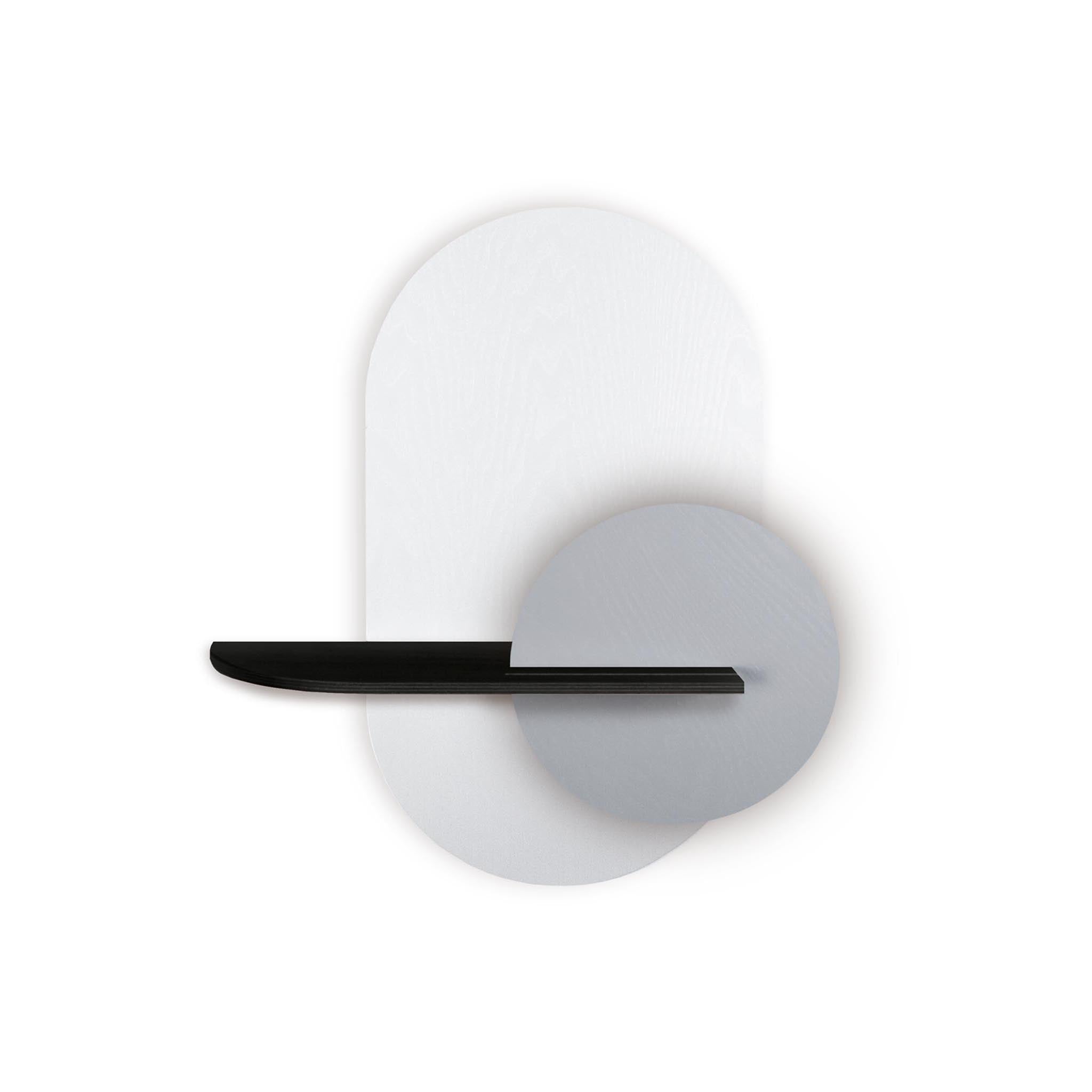 Alba Wall Shelf · White oval