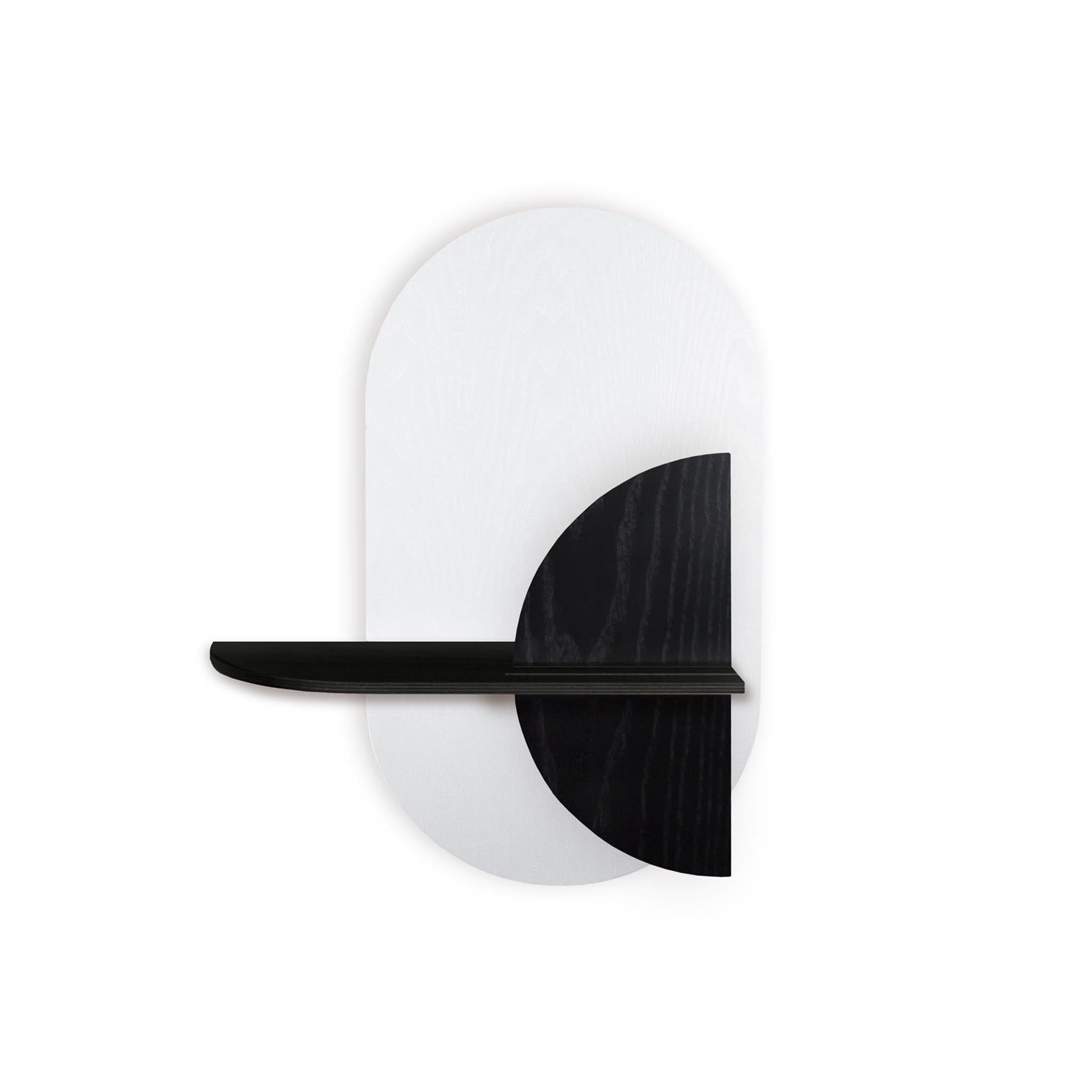 Alba Wall Shelf · White oval