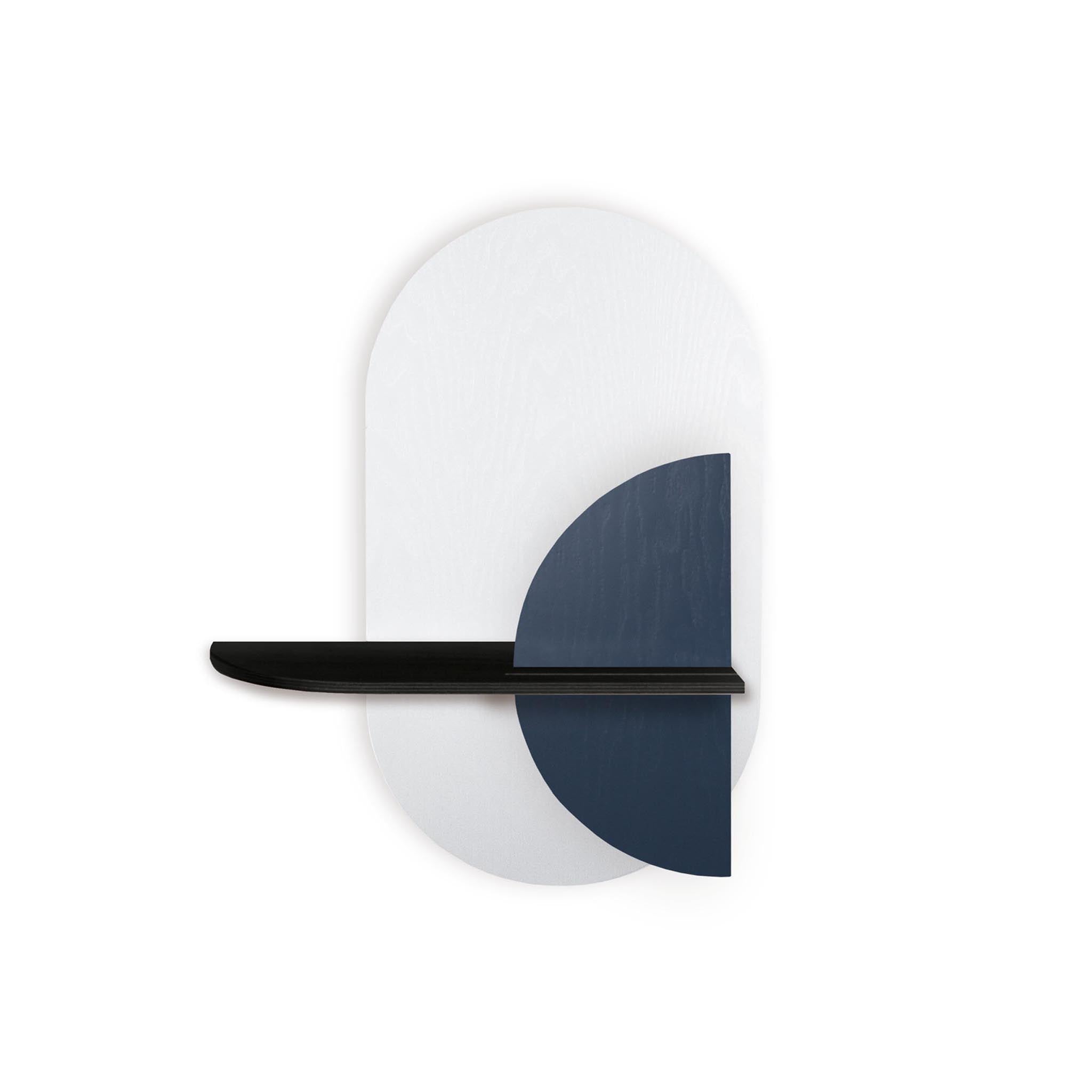 Étagère murale Alba DUO · Ovale blanc