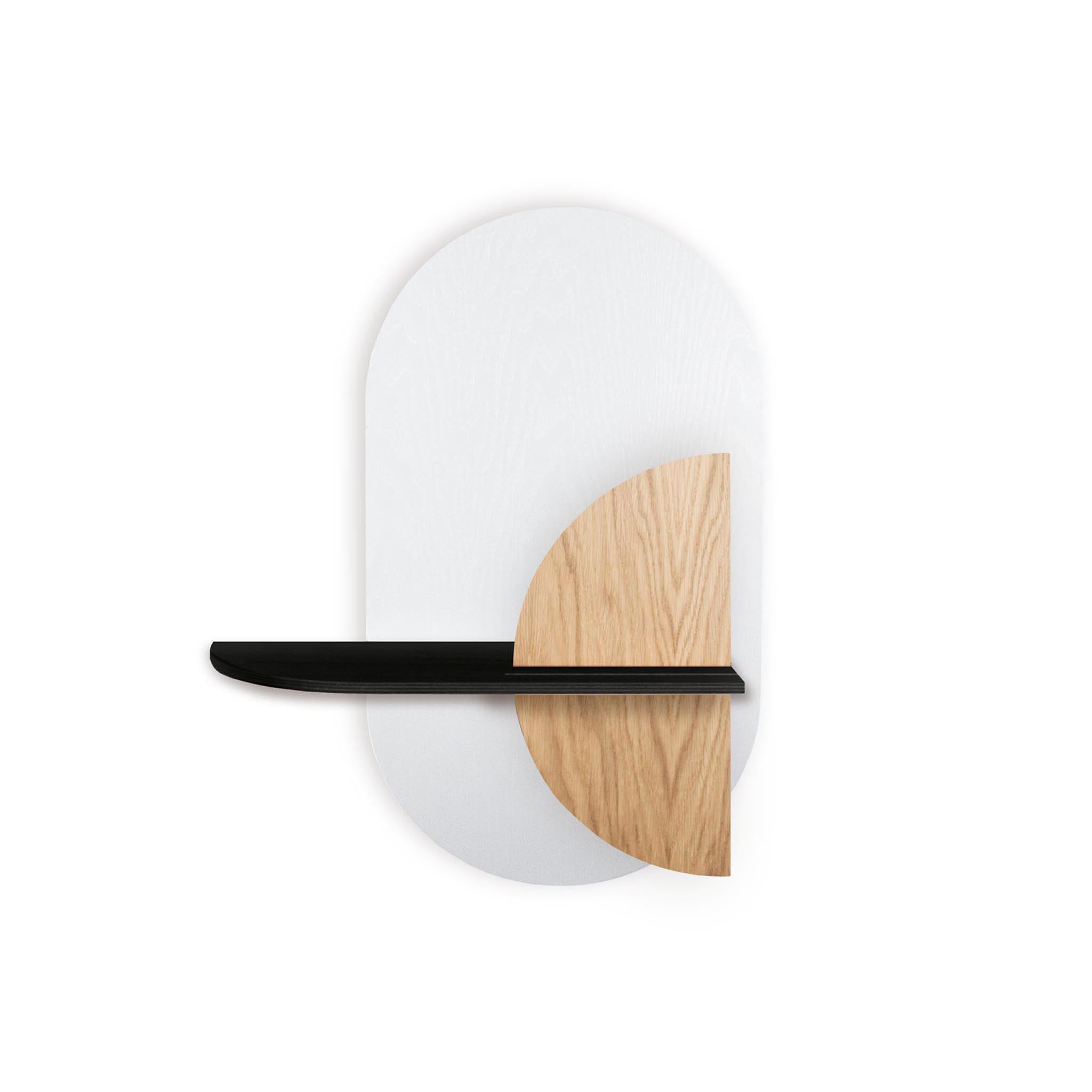 Alba Wall Shelf · White oval