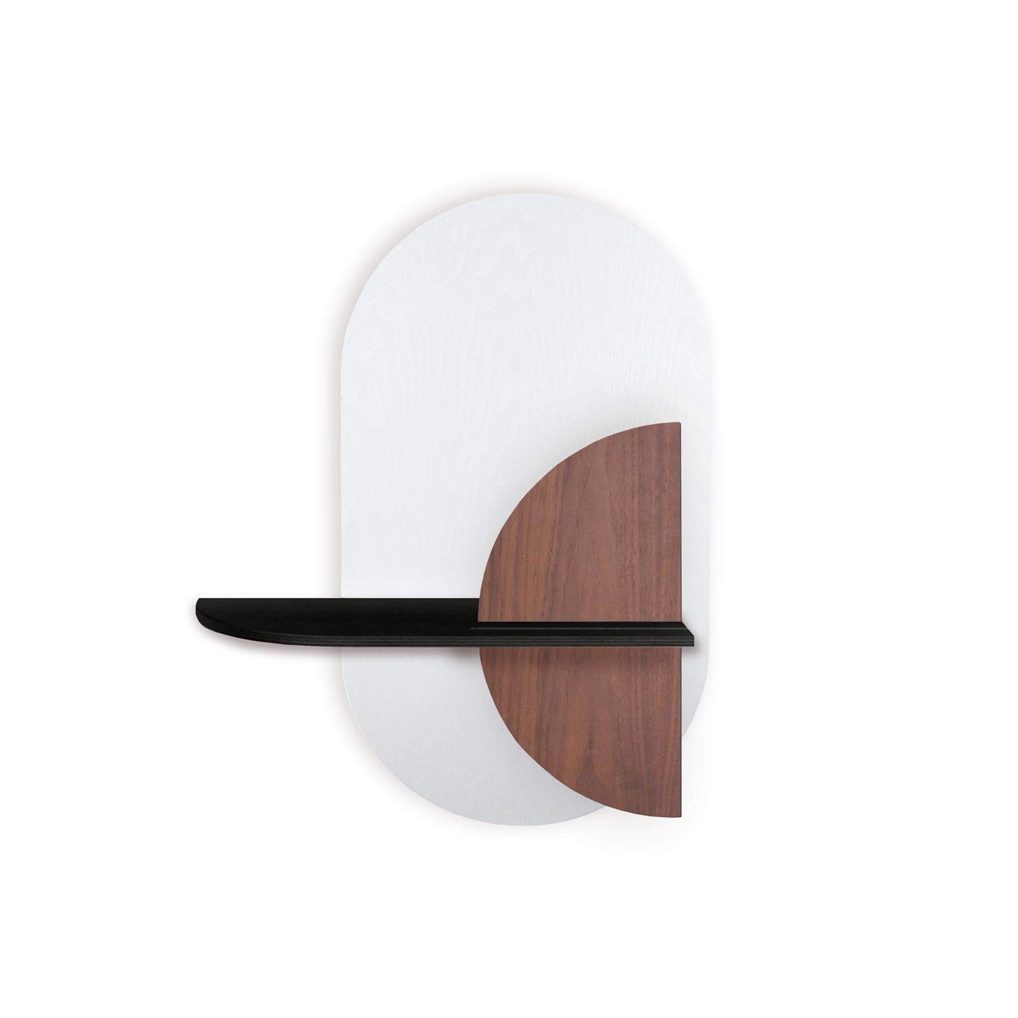 Alba Wall Shelf · White oval