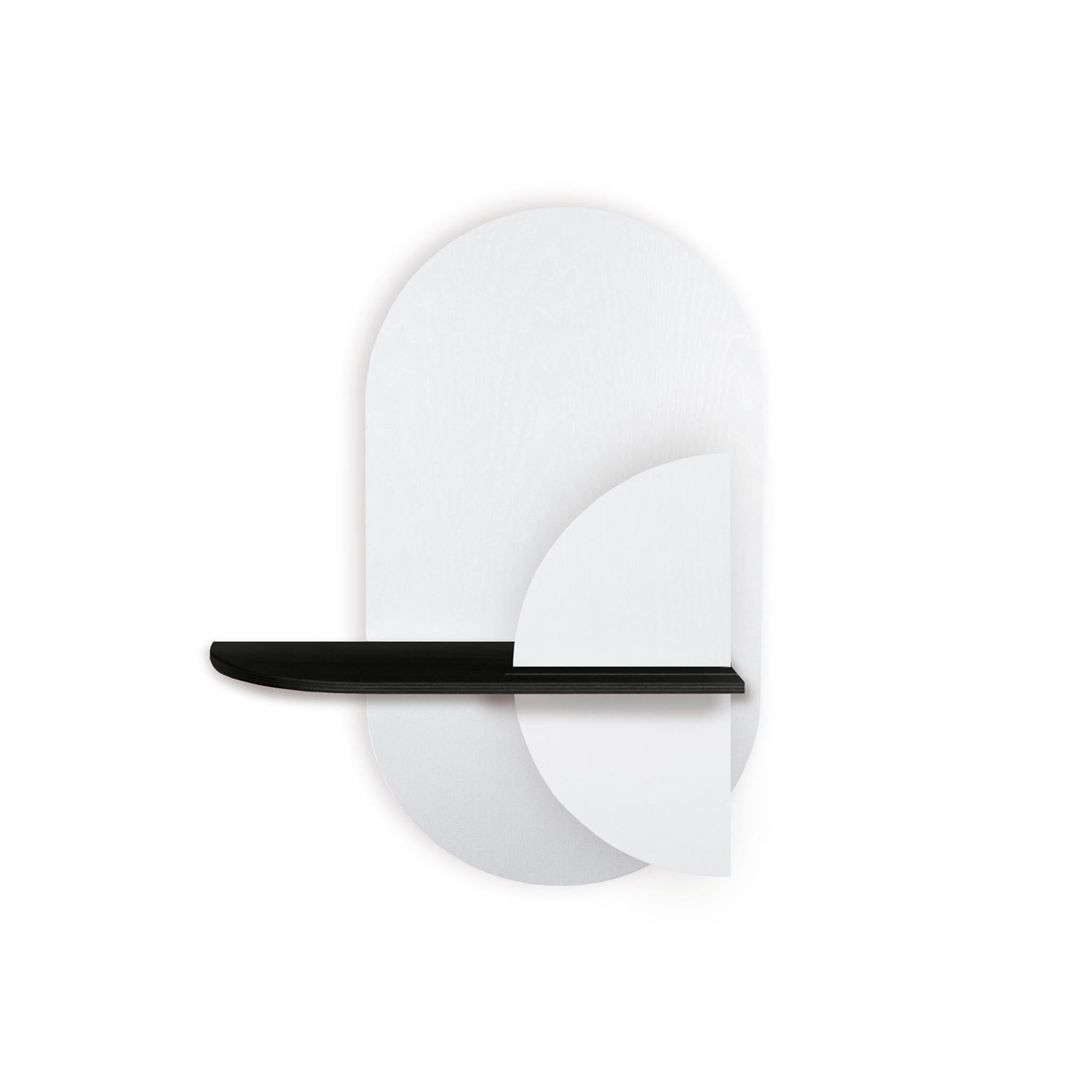 Alba Wall Shelf · White oval