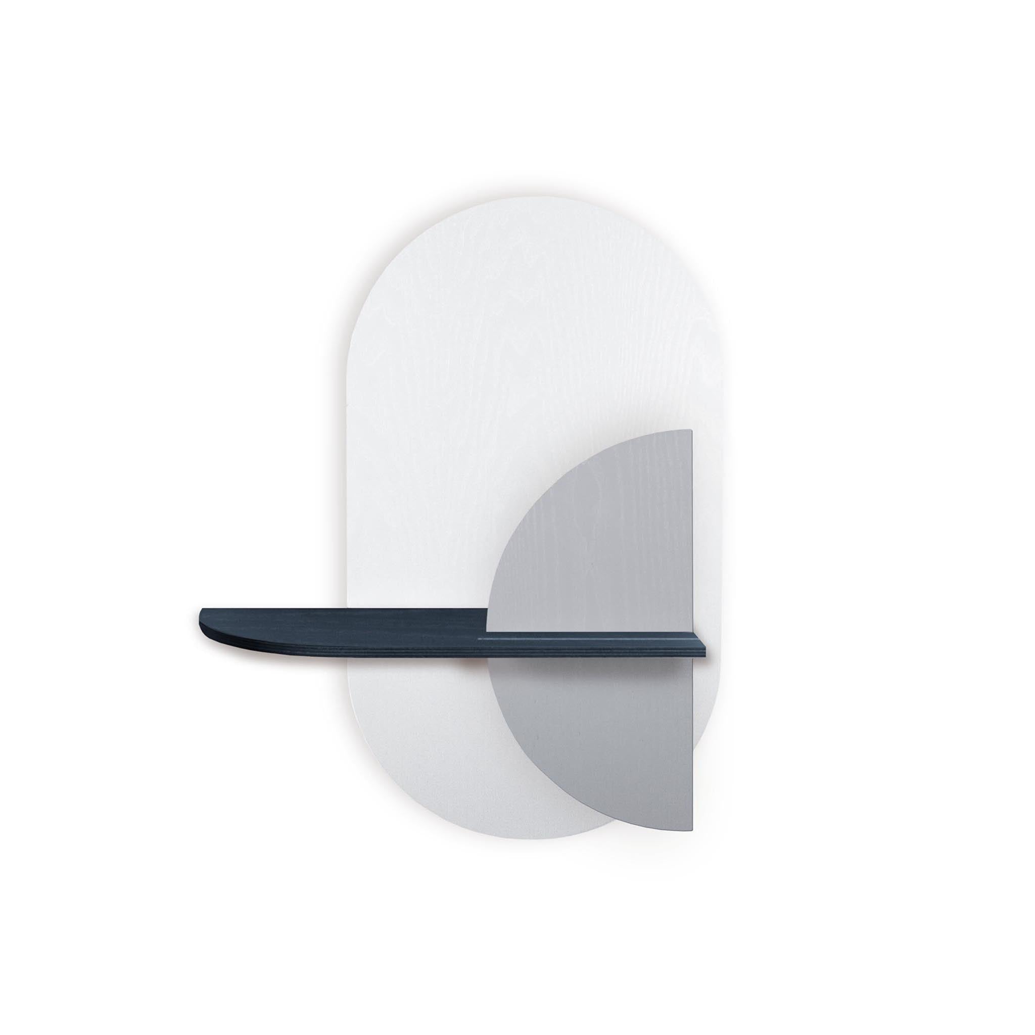 Alba Wall Shelf · White oval