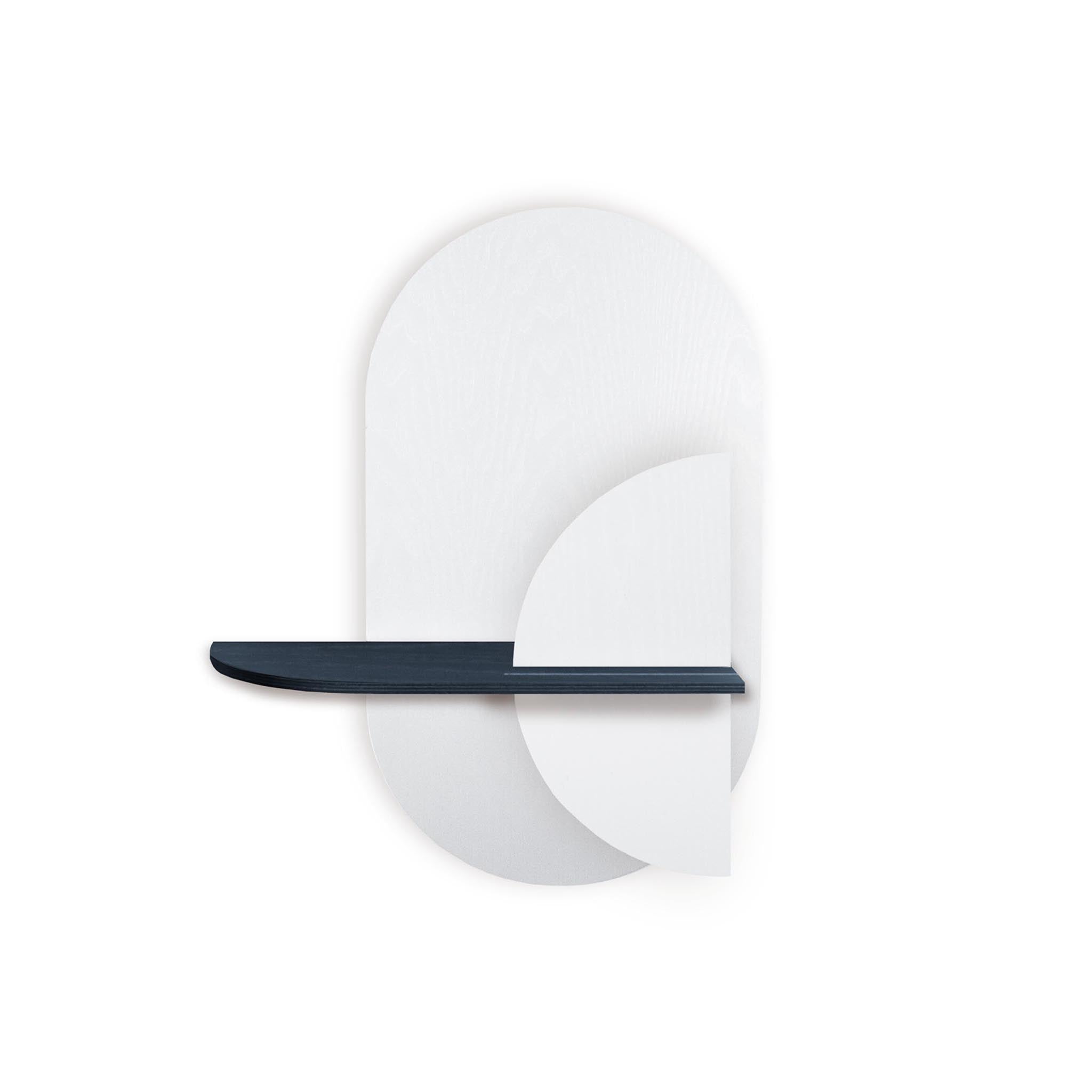 Alba Wall Shelf · White oval
