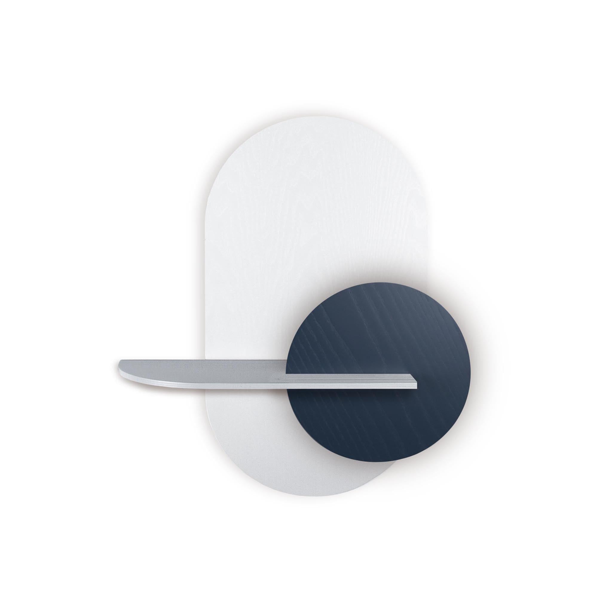 Alba Wall Shelf · White oval