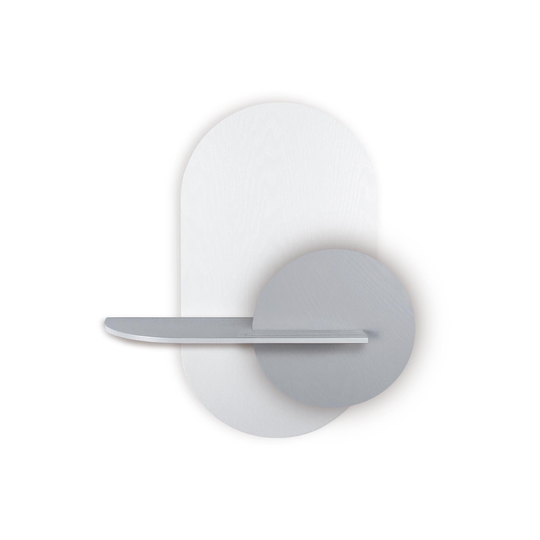 Alba Wall Shelf · White oval